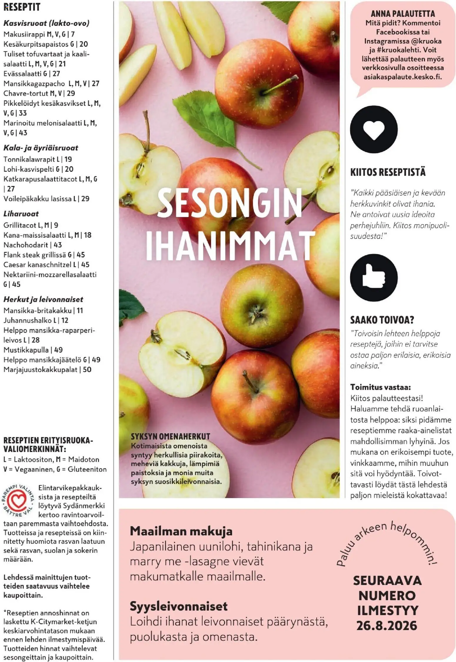 🛍️ K-Market tarjoukset - K-Ruoka alkaen 10/06/2026 » Katso huipputarjoukset ja säästä jo tänään! 💰 | Suomi