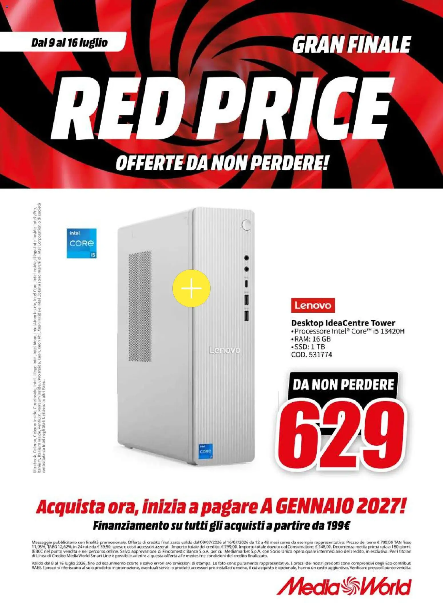 📣 Volantino Media World dal 📅 09/07/2026 - Scopri le offerte ora!🔥 | Italy