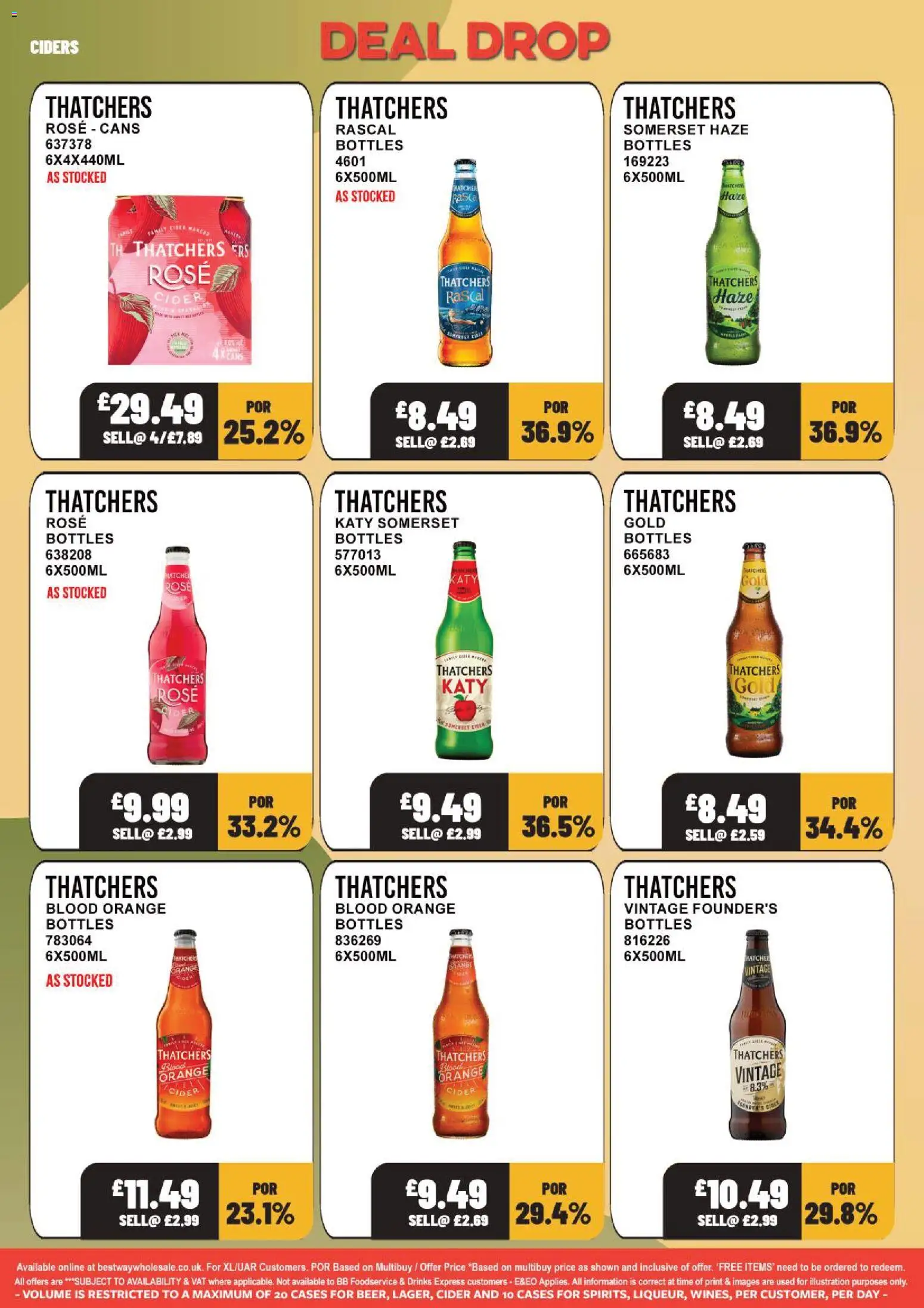 Bestway - Deal Drop Leaflet in United Kingdom