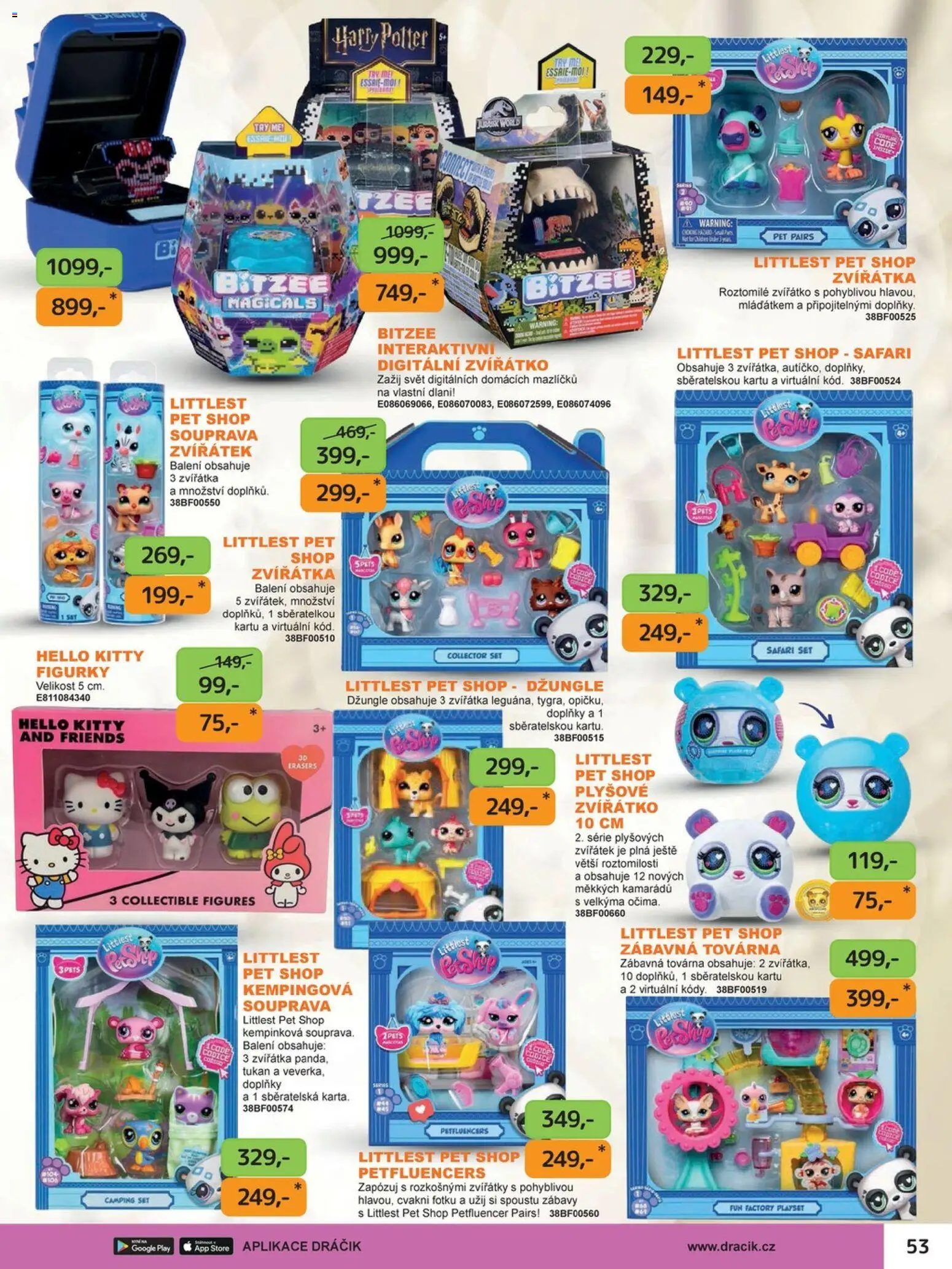 Dráčik katalog - Vánoce Leták in Česko