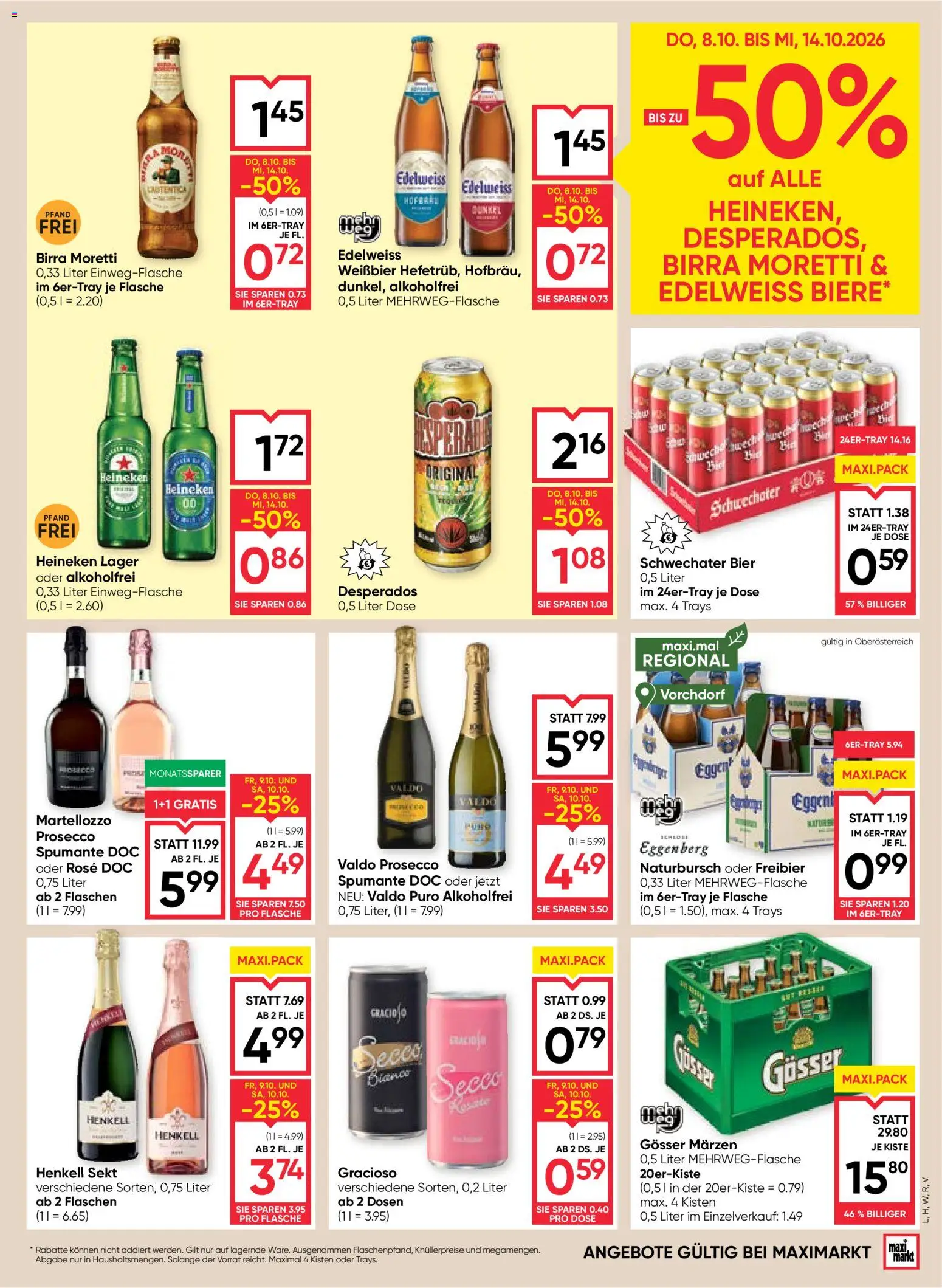 Maximarkt Flugblatt Flugblatt in Österreich