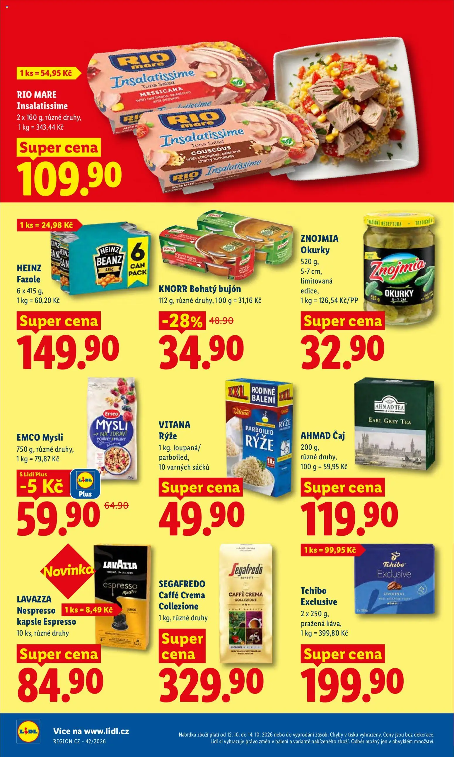 Lidl leták Leták in Česko