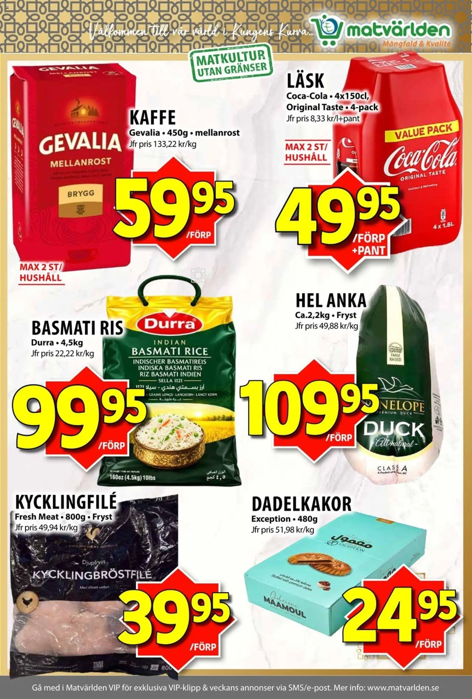 Matvärlden erbjudanden Reklamblad in Sverige