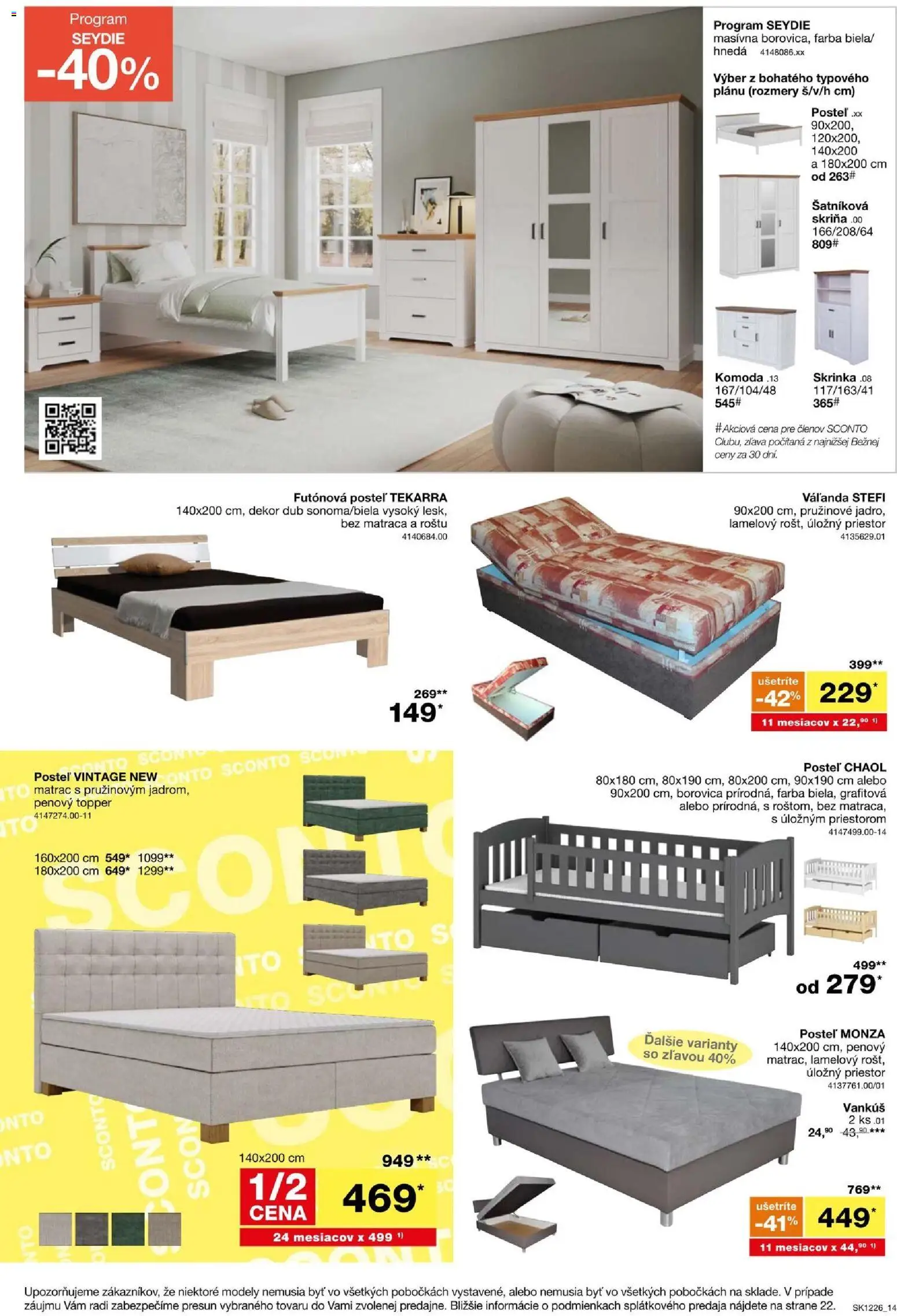 Sconto nábytok leták Leták in Slovensko