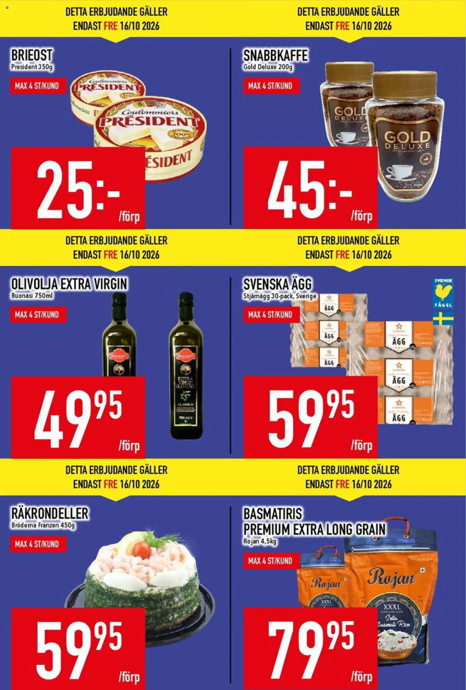 Matdax erbjudanden Reklamblad in Sverige