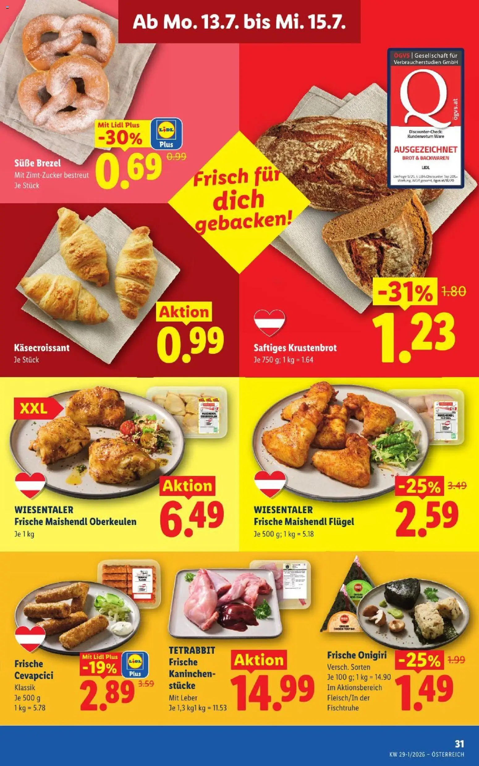 Jetzt sparen im Lidl - Flugblatt | 09.07.2026 ✳️ Angebote ab Donnerstag | Österreich