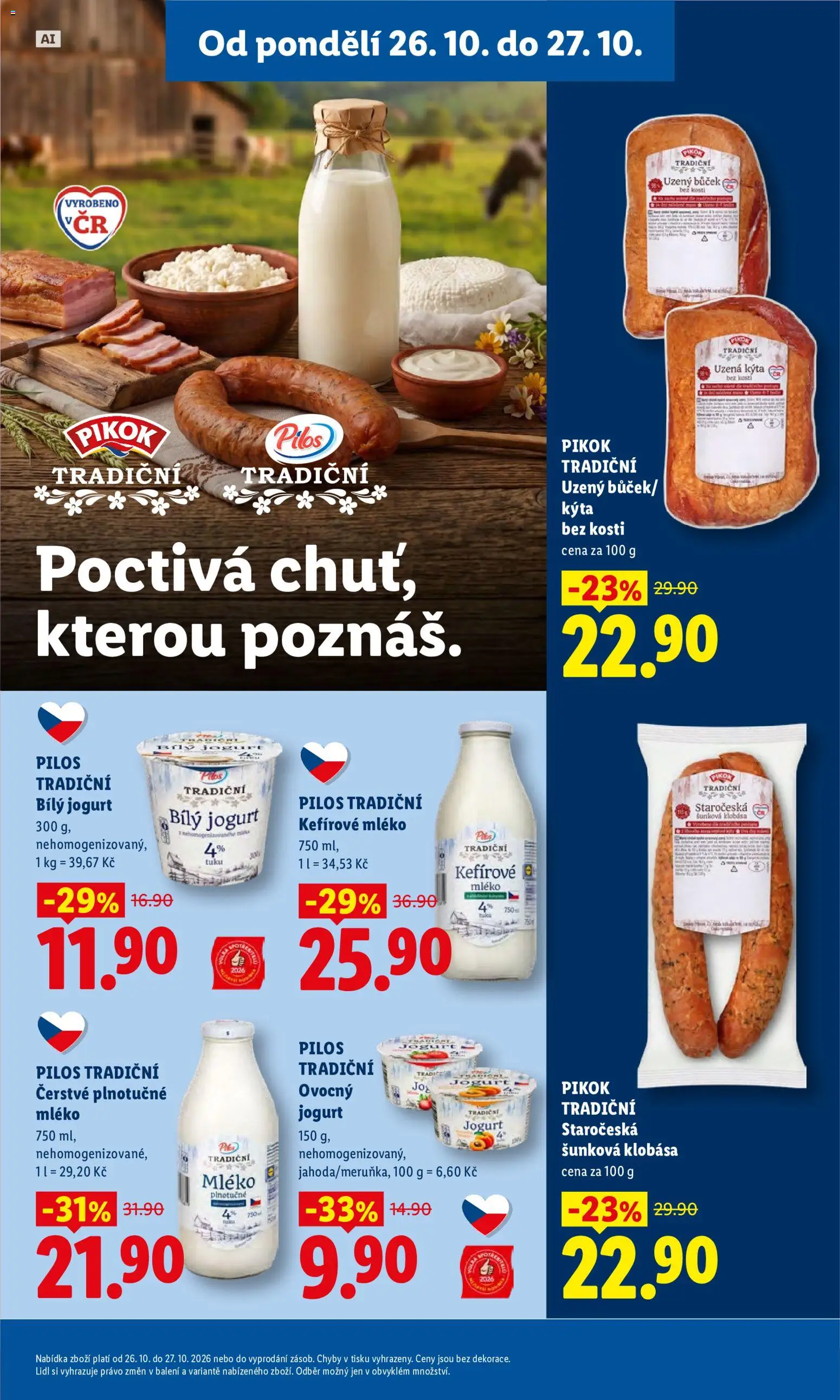 Lidl leták Leták in Česko
