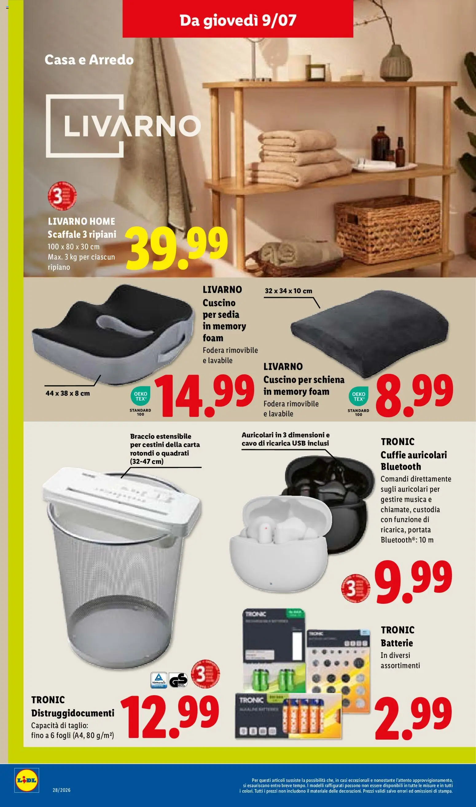🛒 Volantino Lidl dal 📅 09/07/2026 - Offerte da non perdere! 🔥 | Italy
