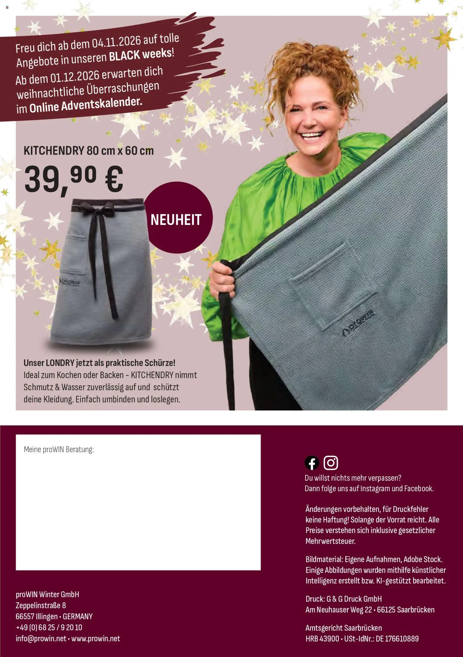 Angebote ProWIN Oktober/Dezember 2026 Prospekt in Deutschland
