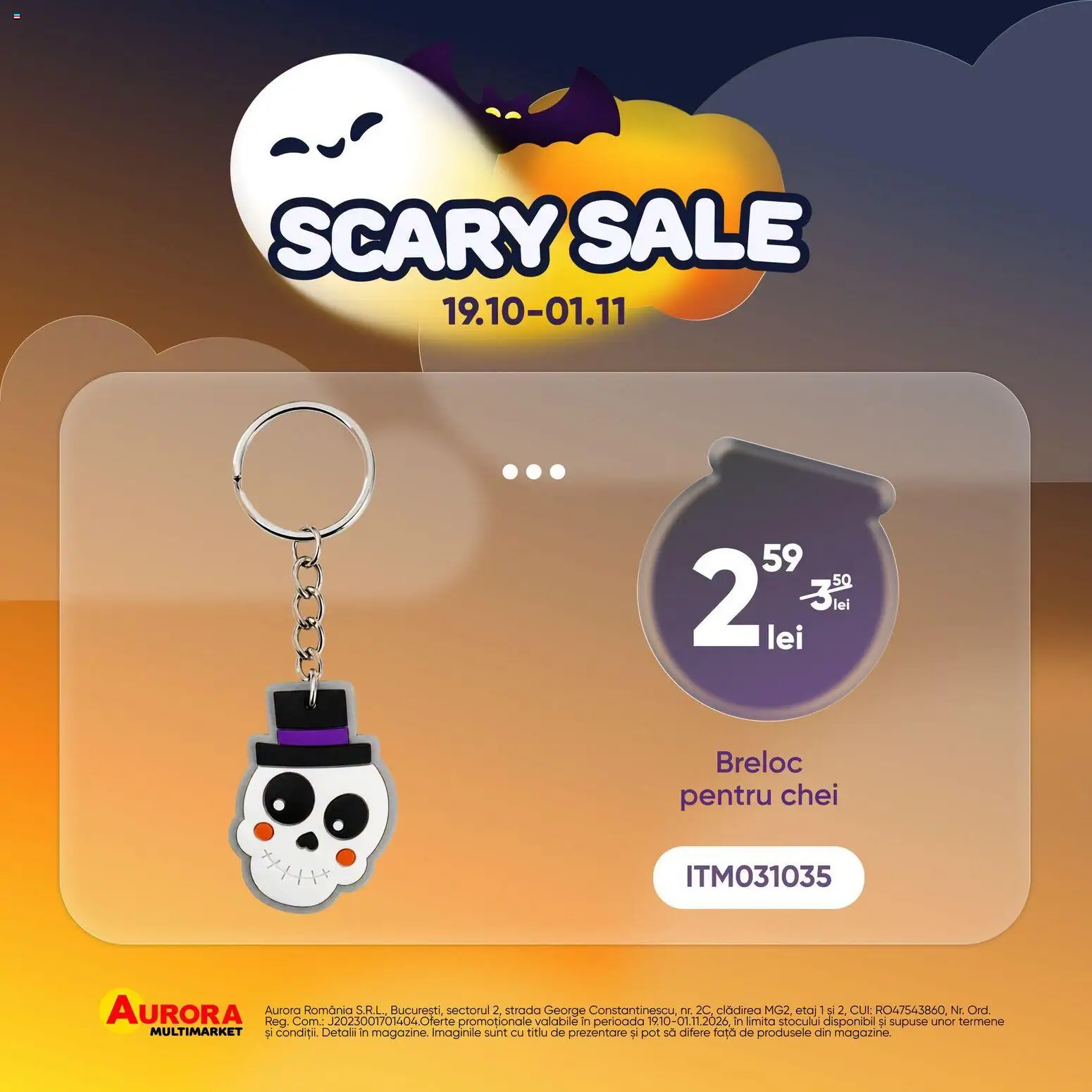 Aurora Multimarket Scary Sale Catalog in România