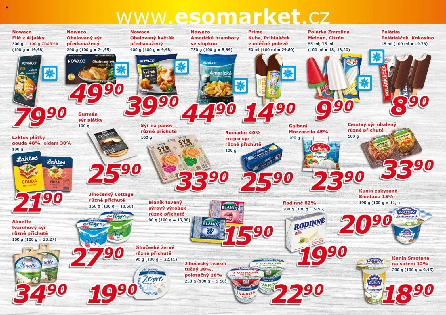 Eso market leták Leták in Česko