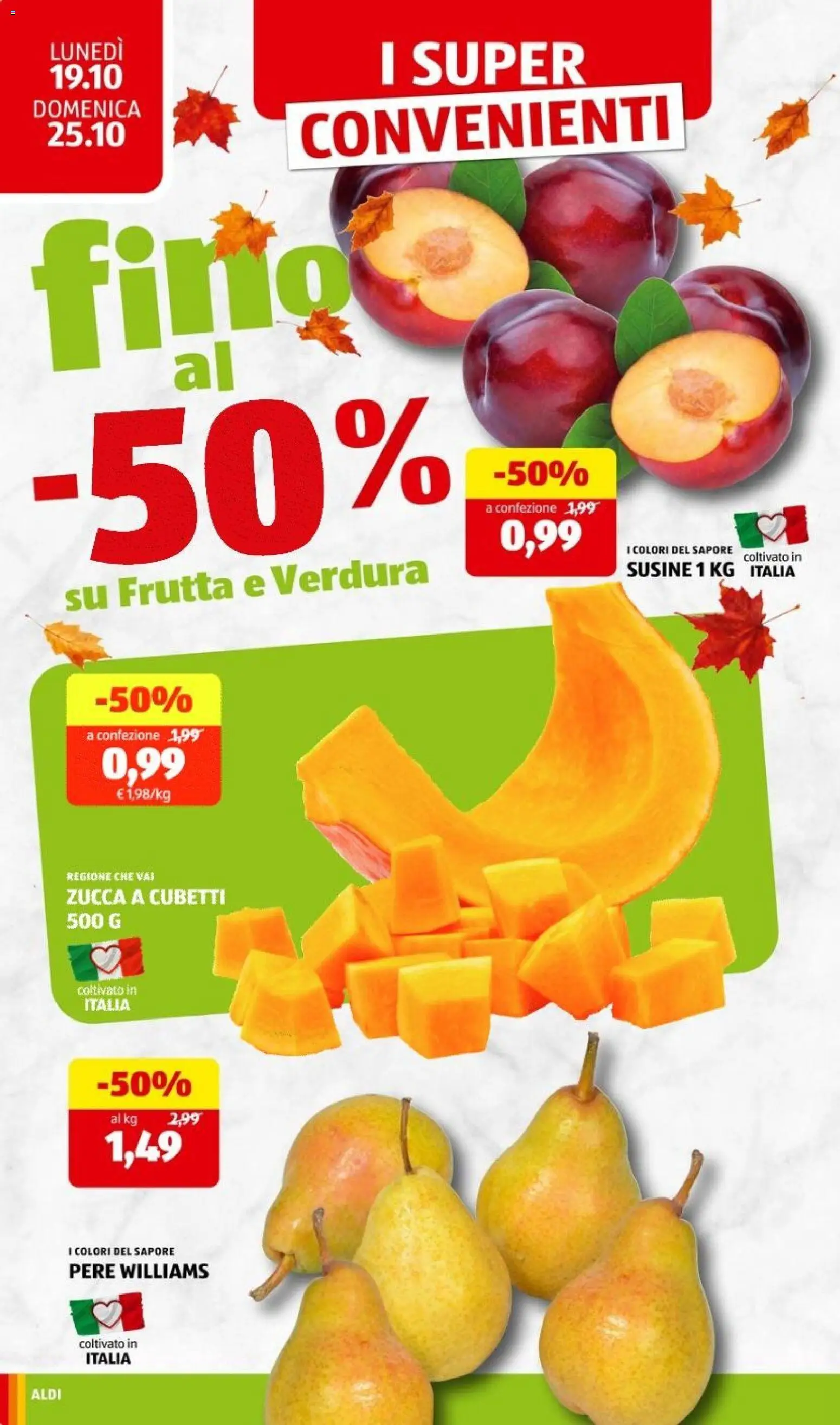 Aldi volantino Volantino in Italy