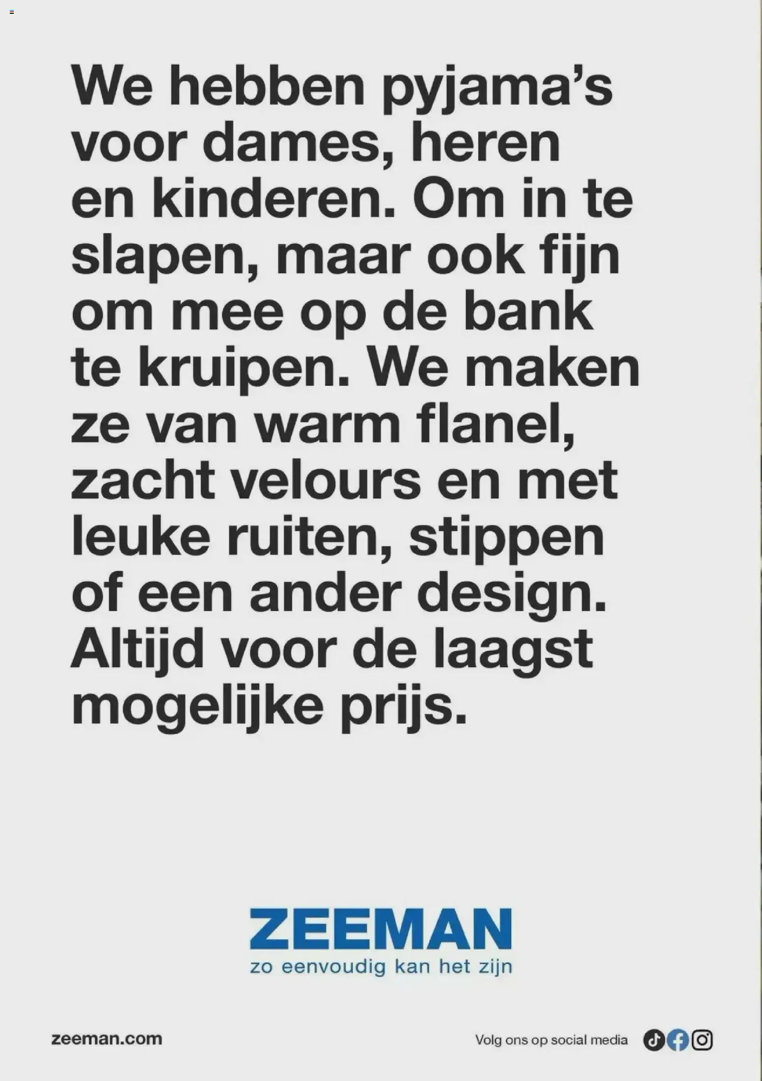 Zeeman folder Folder in België
