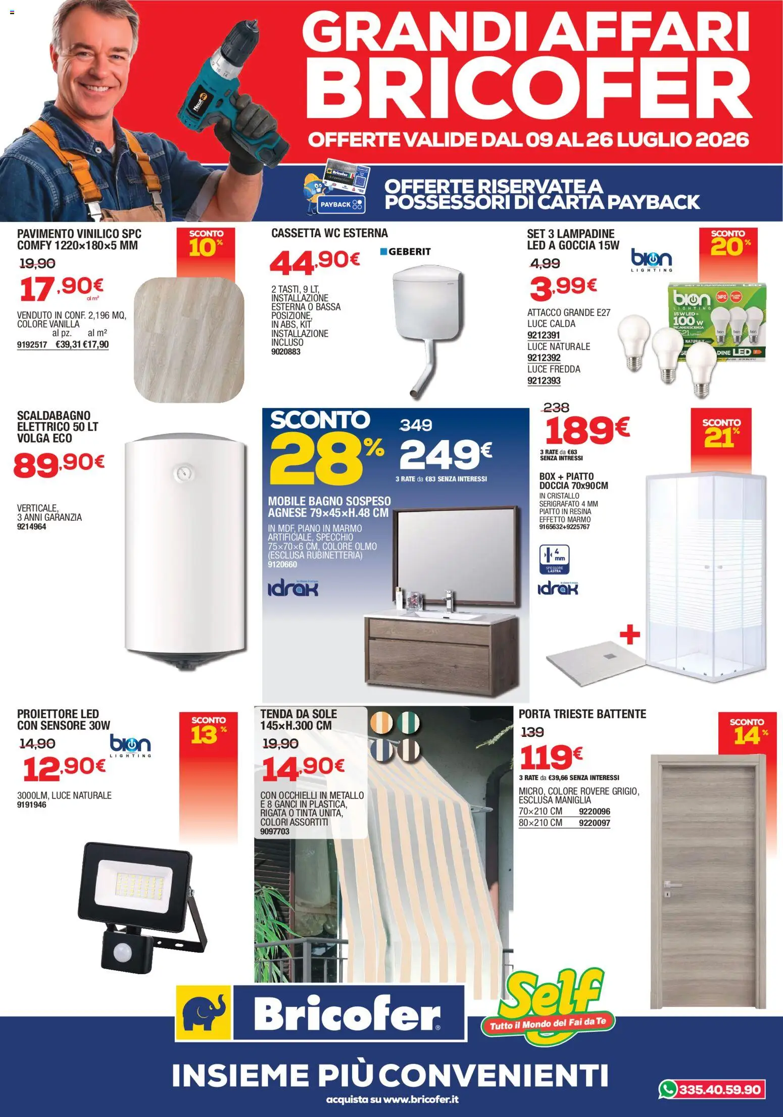 📣 Volantino Bricofer dal 📅 09/07/2026 - Scopri le offerte ora!🔥 | Italy