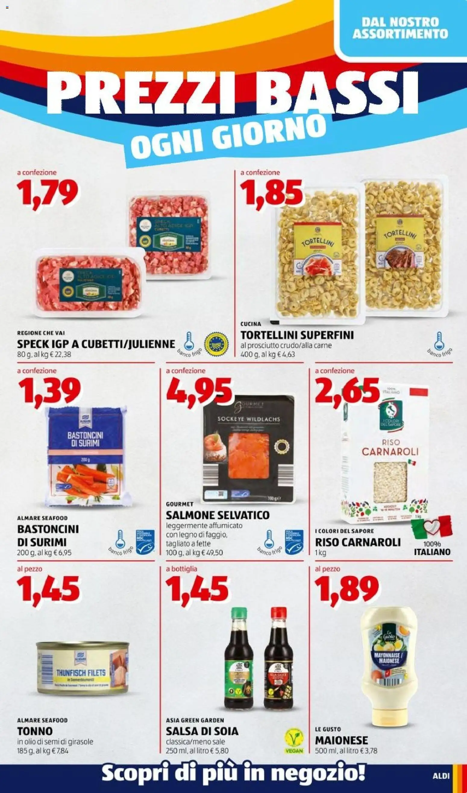 Aldi volantino Volantino in Italy