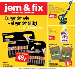Jem & fix Jem & fix - Tilbudsavis uge 43