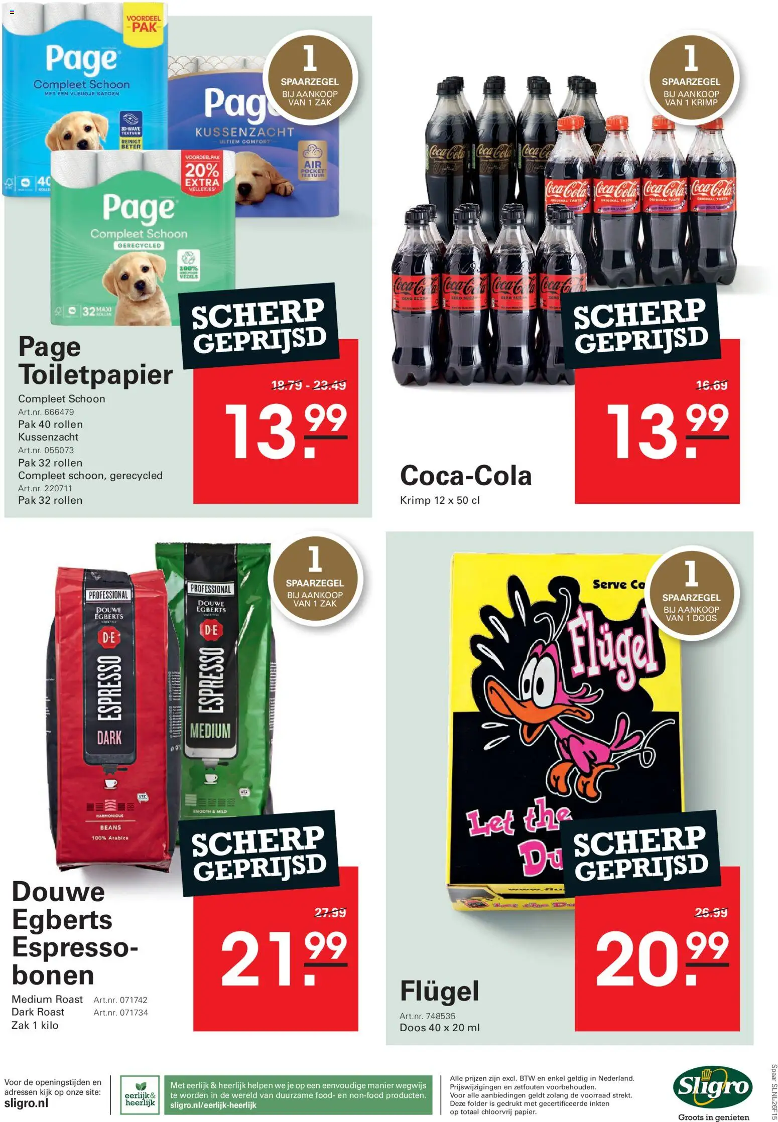 Sligro folder Folder in Nederland