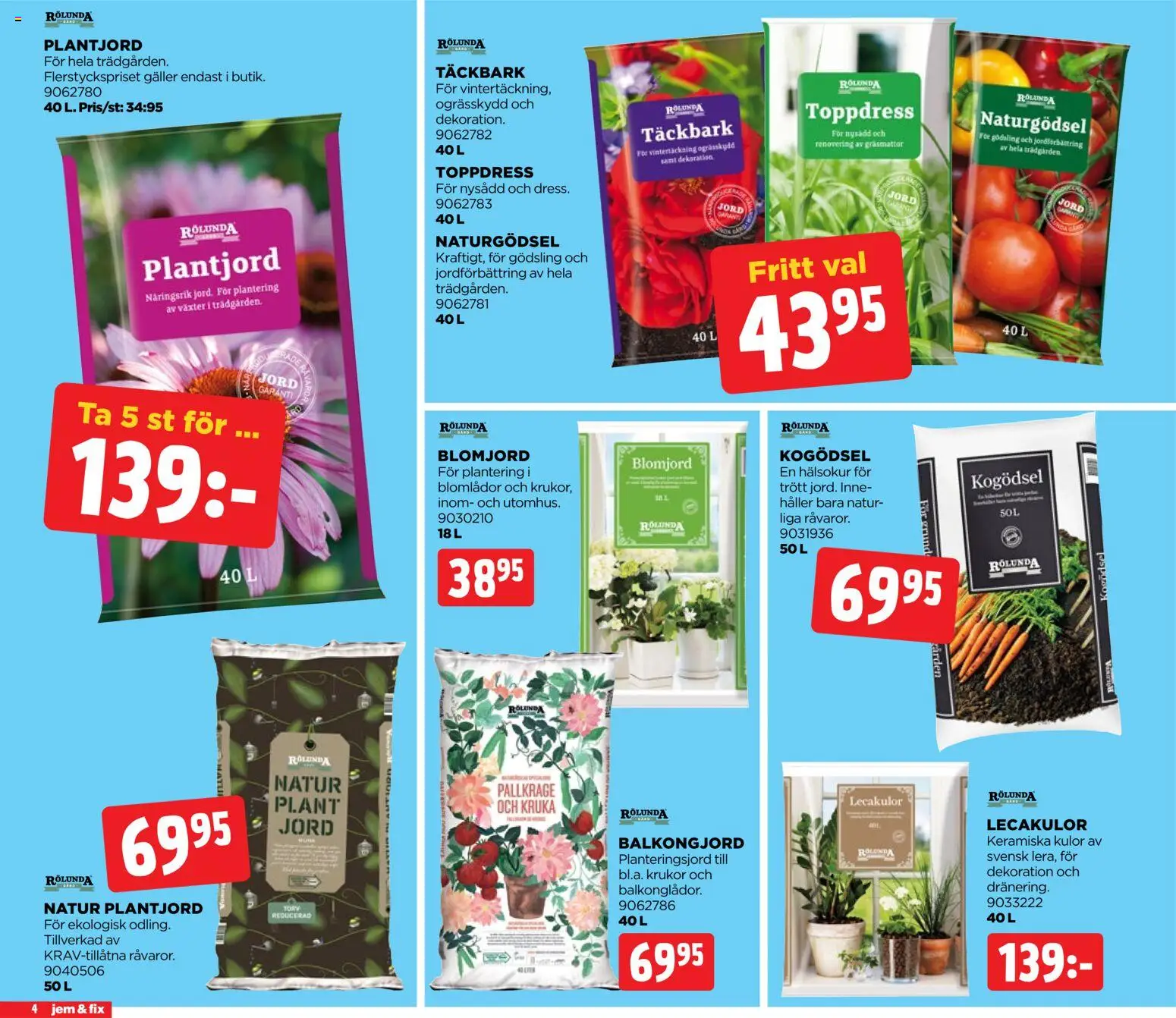 Nuvarande Jem & Fix erbjudanden från 📣 06/07/2026 - 19/07/2026 📣 | Sverige