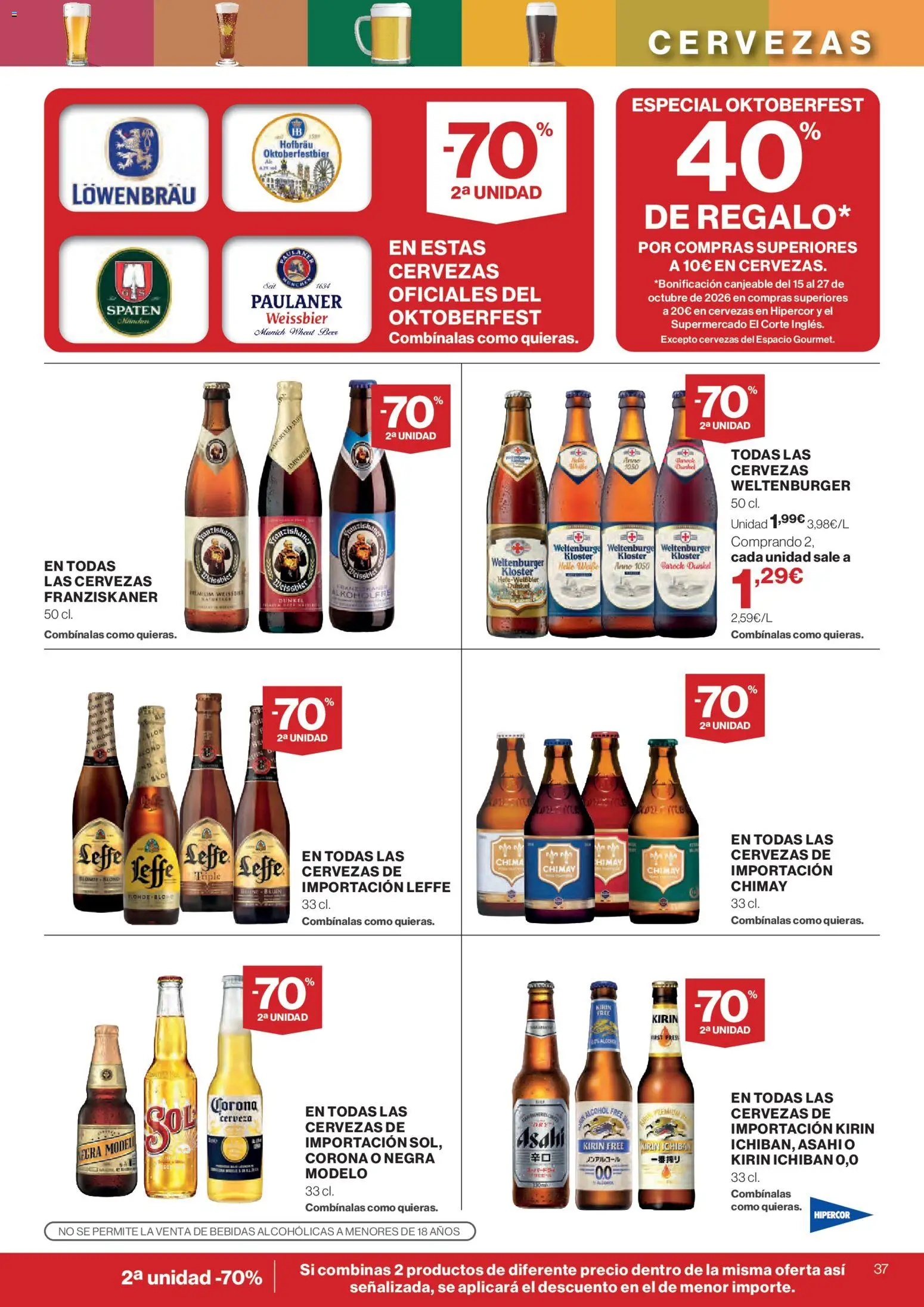 Hipercor catálogo Folleto in España