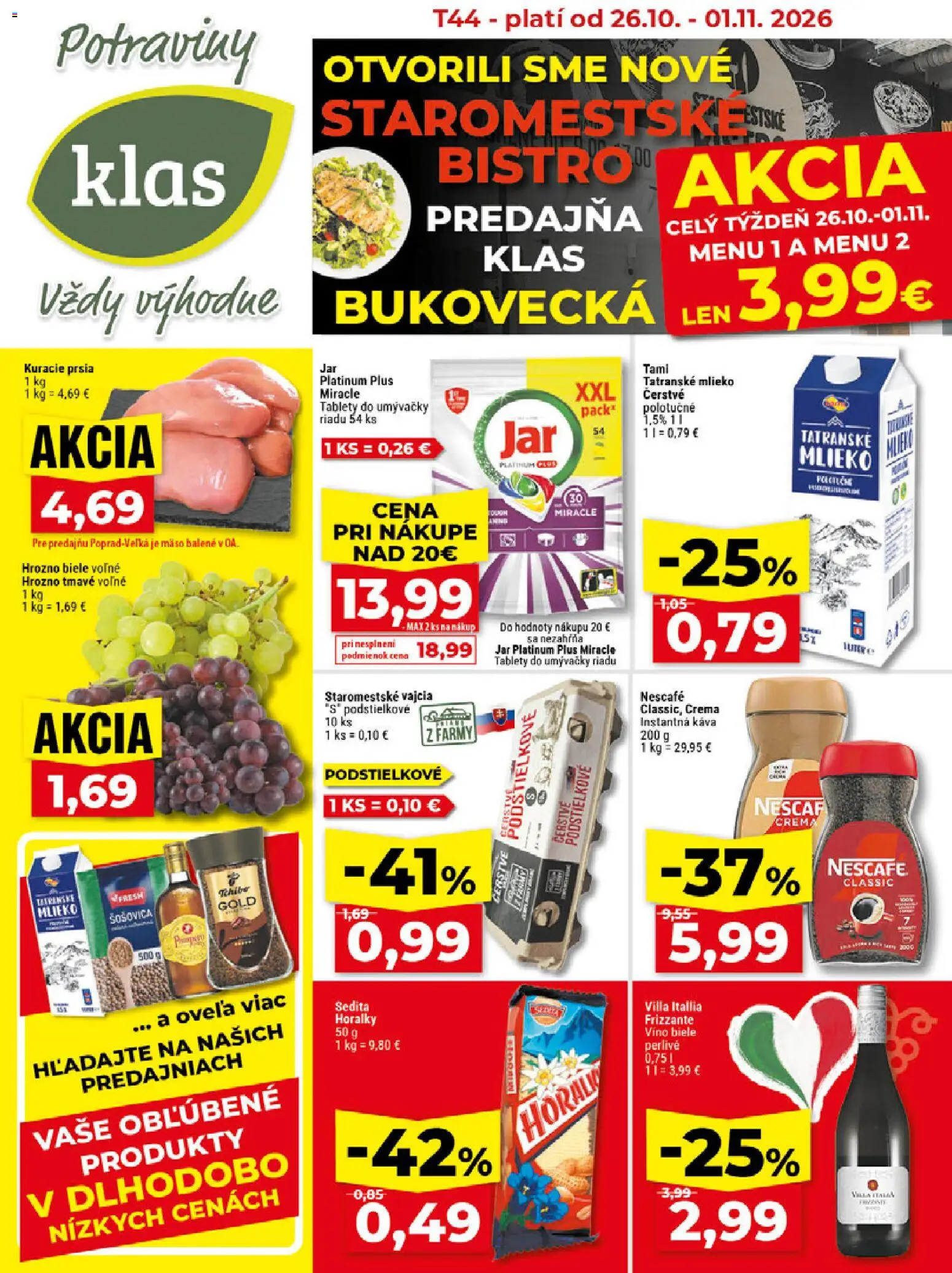 Klas leták Leták in Slovensko
