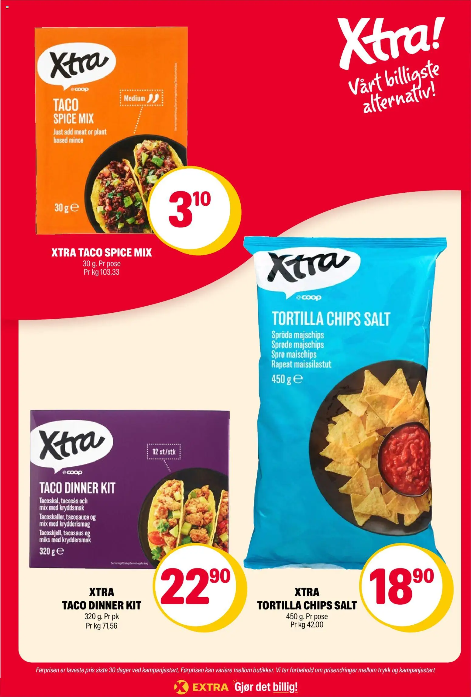 Coop Extra kundeavis Kundeavis in Norge