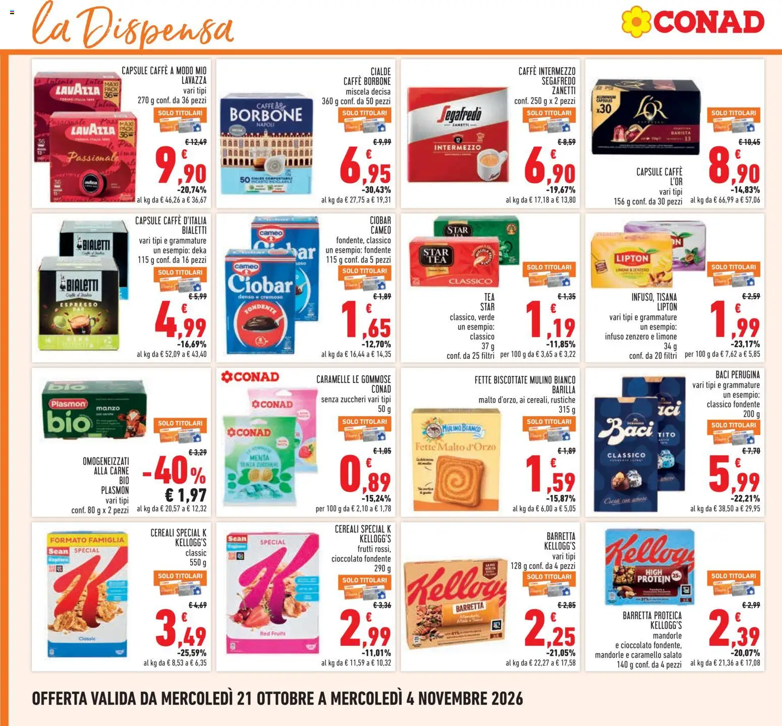 Conad volantino Volantino in Italy