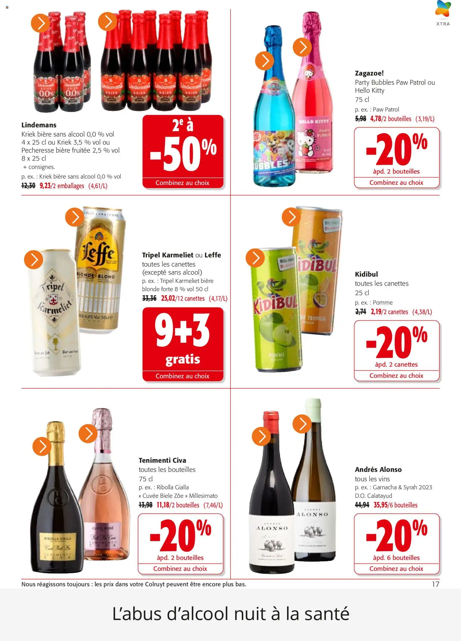 Colruyt publicité Folder in België