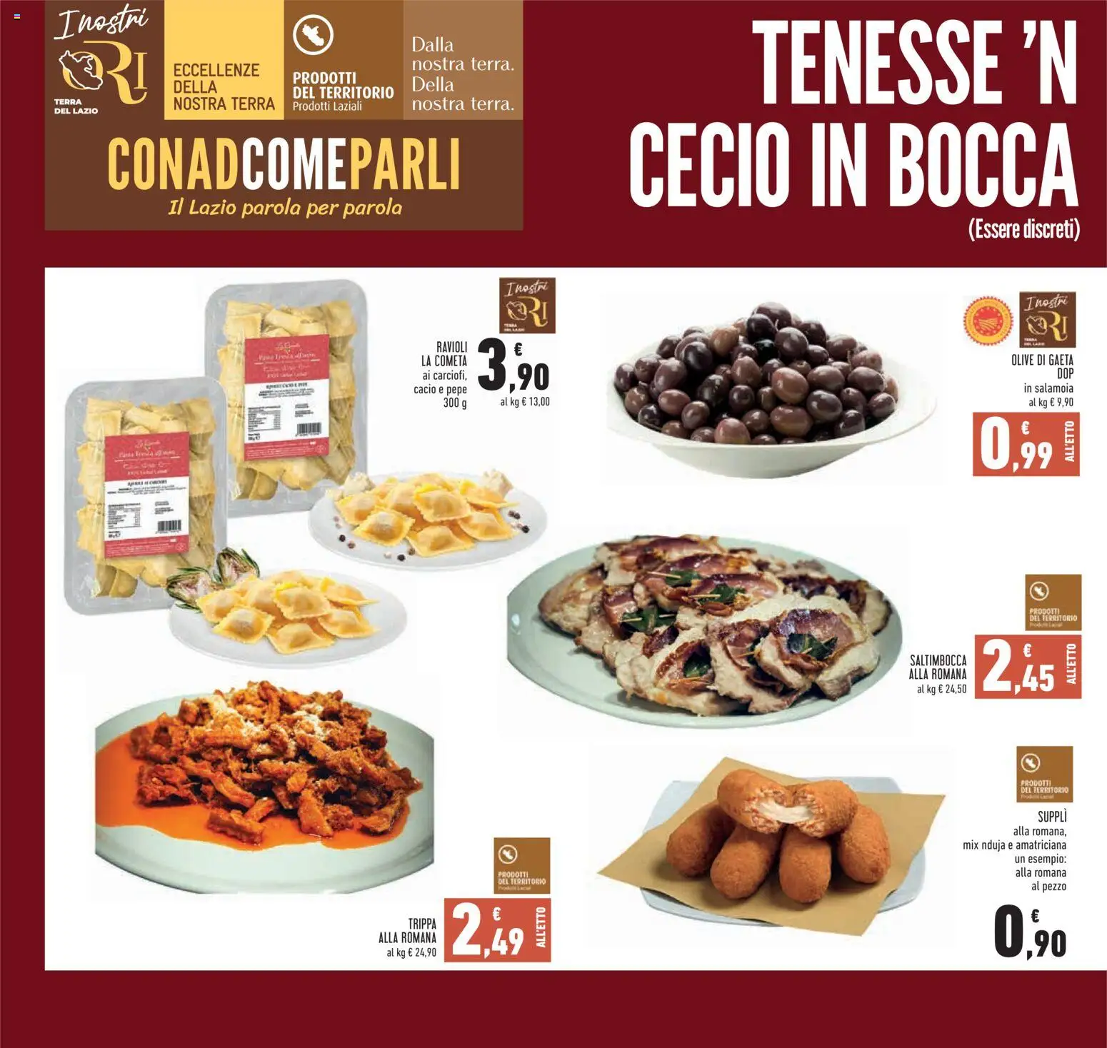 Conad volantino Volantino in Italy