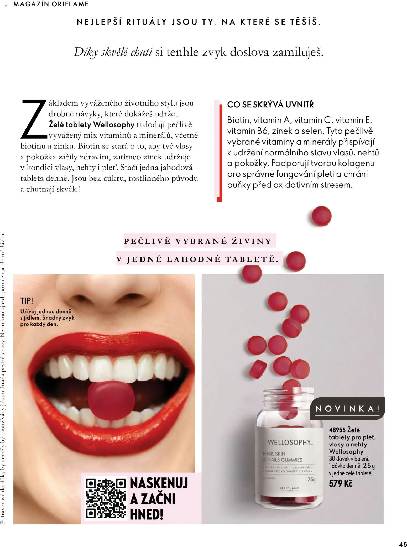 Oriflame katalog Novage+ Proceuticals Leták in Česko