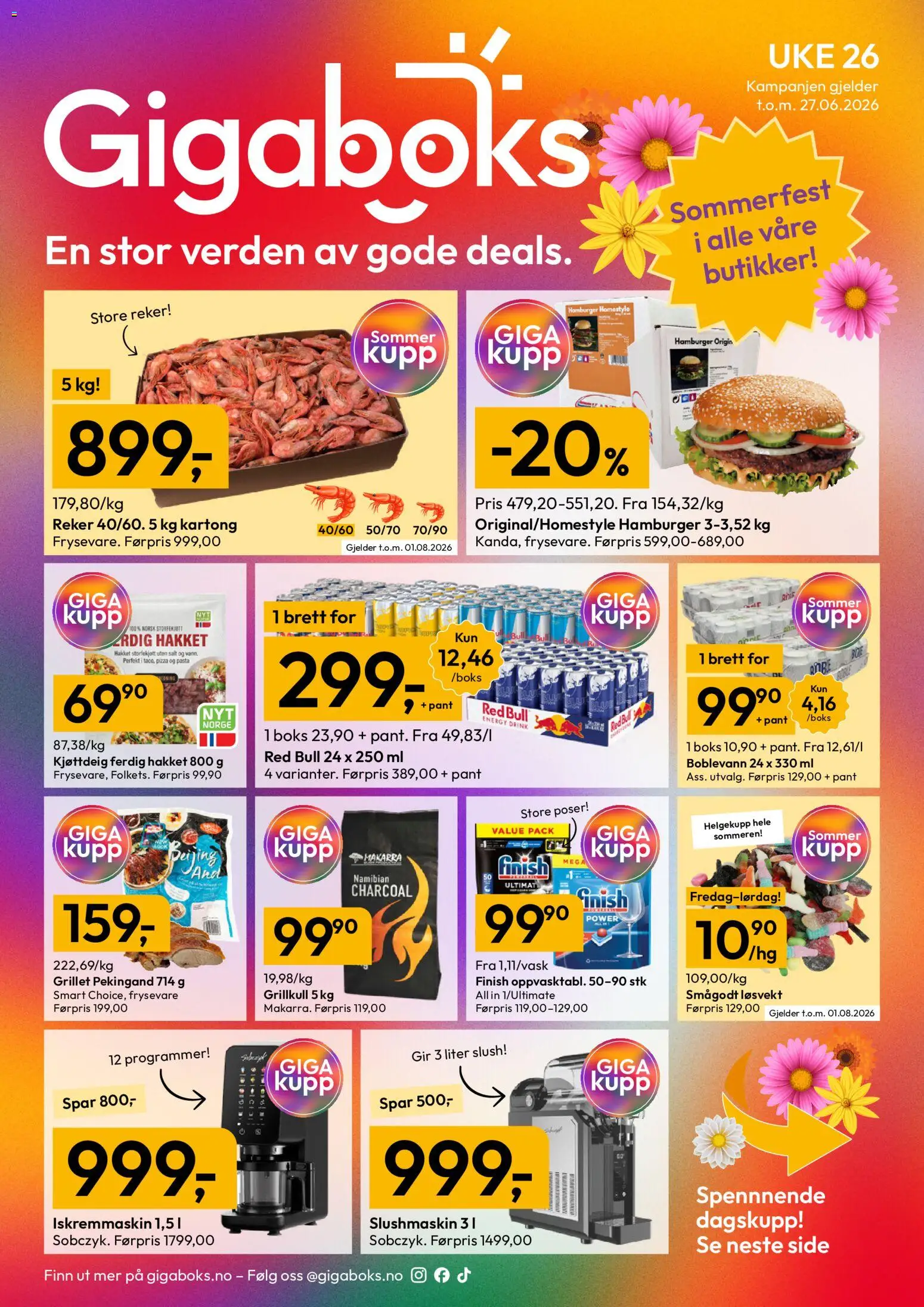 Nye » Gigaboks kundeavis « er nå online. Se alle Julitilbud på mobilen og spar! | Norge