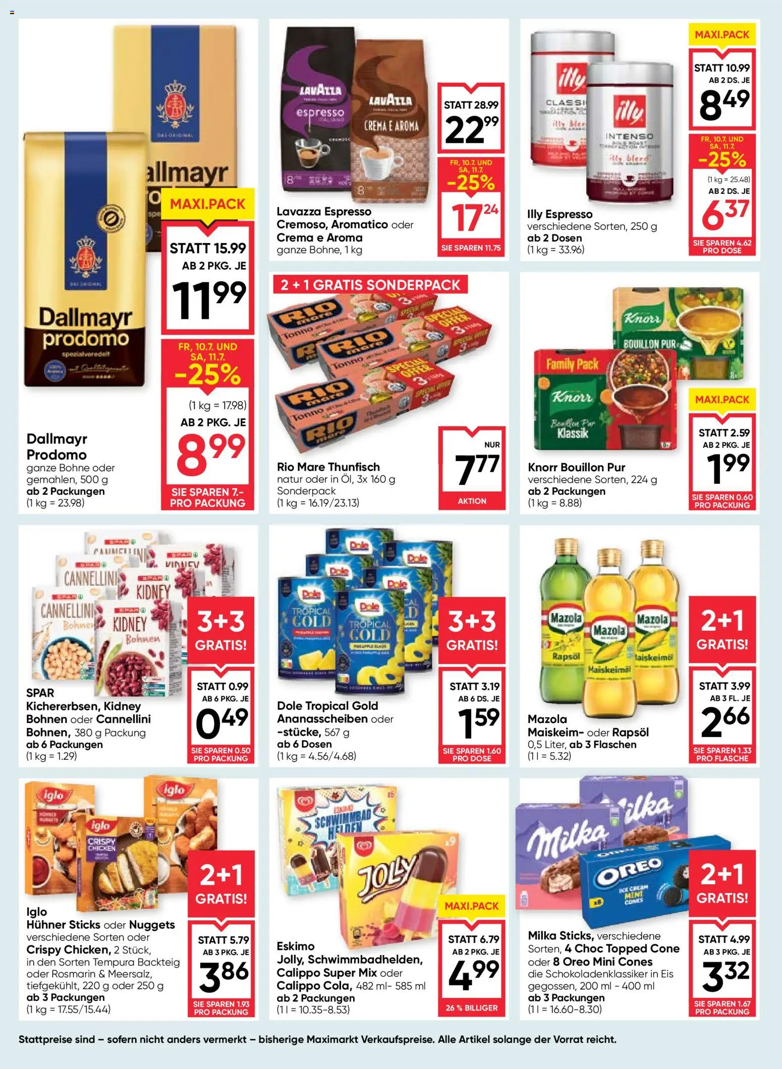 Die besten Angebote | Maximarkt Flugblatt ab 09.07.2026 | - Jetzt stöbern! | Österreich