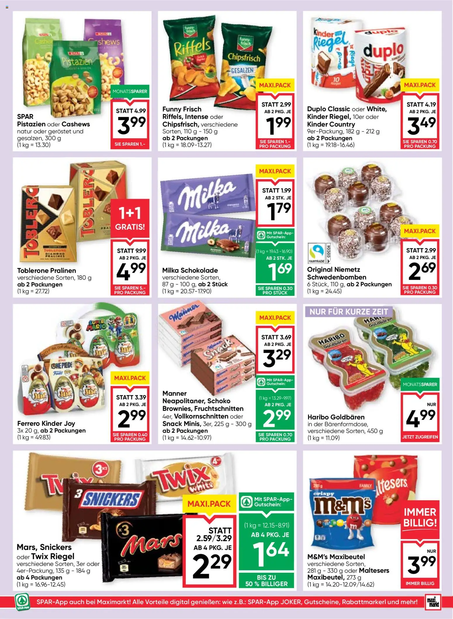 Maximarkt Flugblatt Flugblatt in Österreich