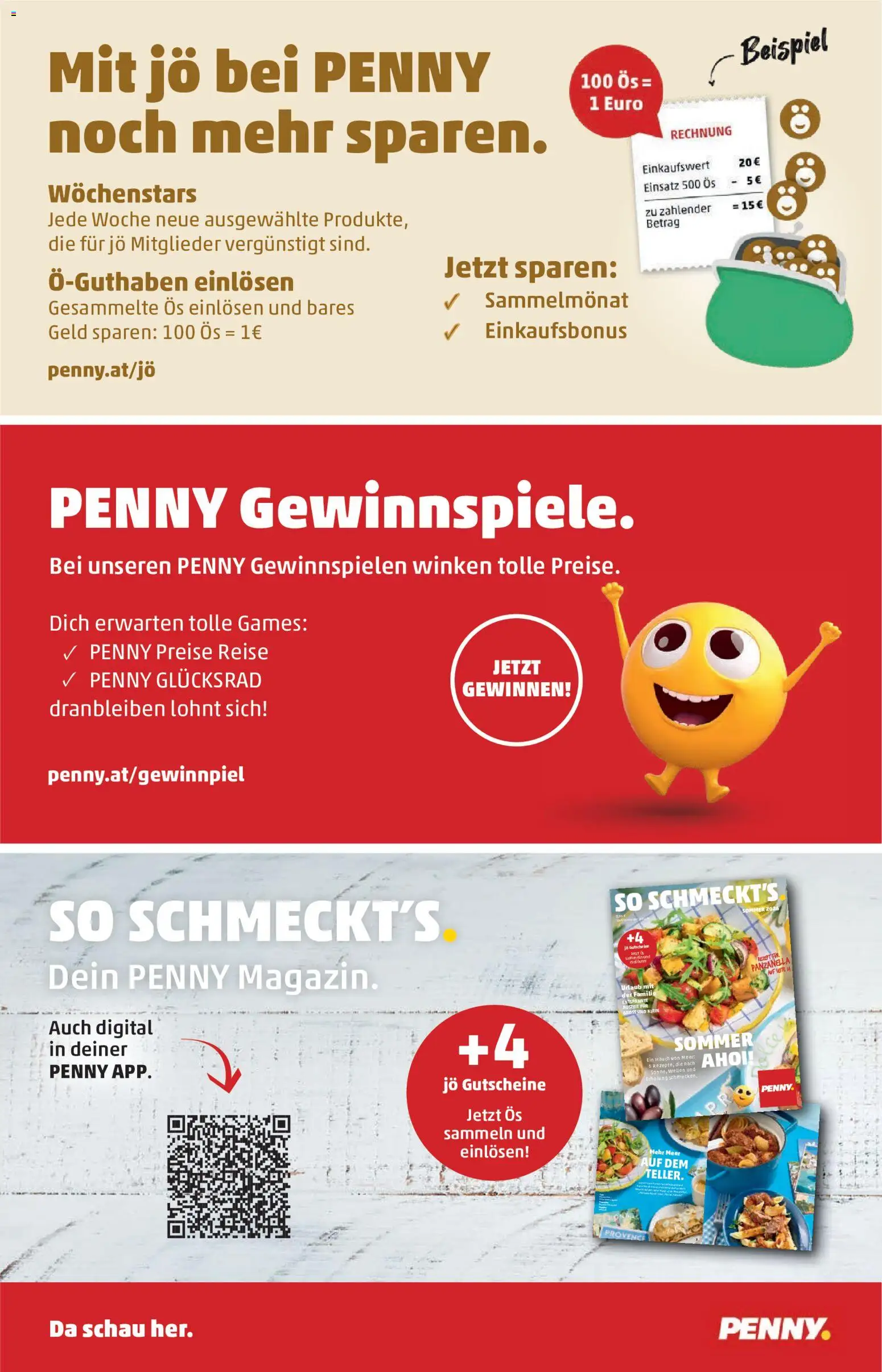 Penny Markt Flugblatt Flugblatt in Österreich