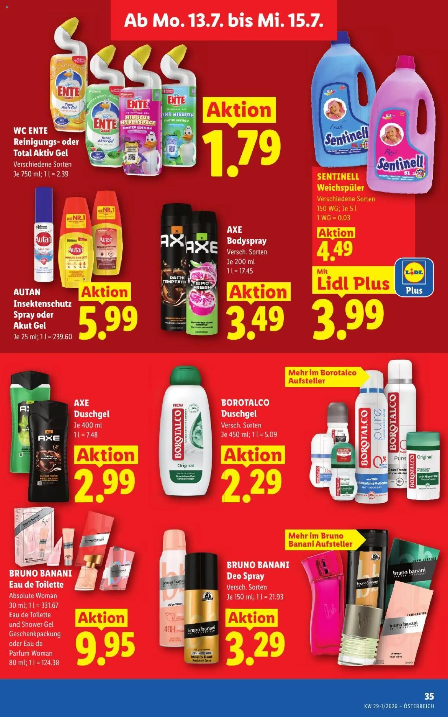 Jetzt sparen im Lidl - Flugblatt | 09.07.2026 ✳️ Angebote ab Donnerstag | Österreich