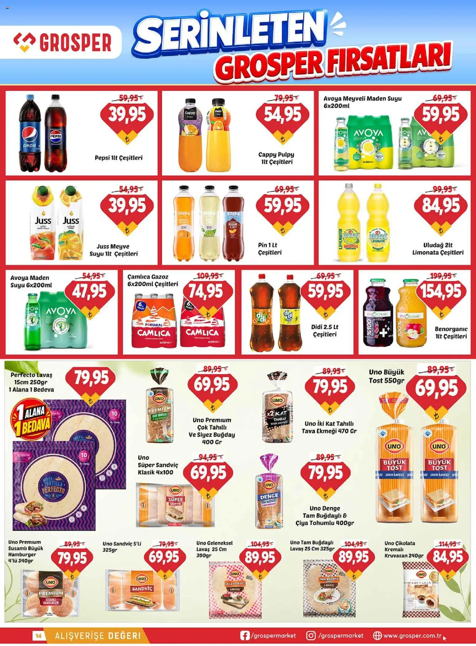 🛍️ Grosper Katalog, 01 Temmuz 2026 itibariyle » Özel fırsatları keşfedin ve bugün tasarruf edin! 💰 | Türkiye