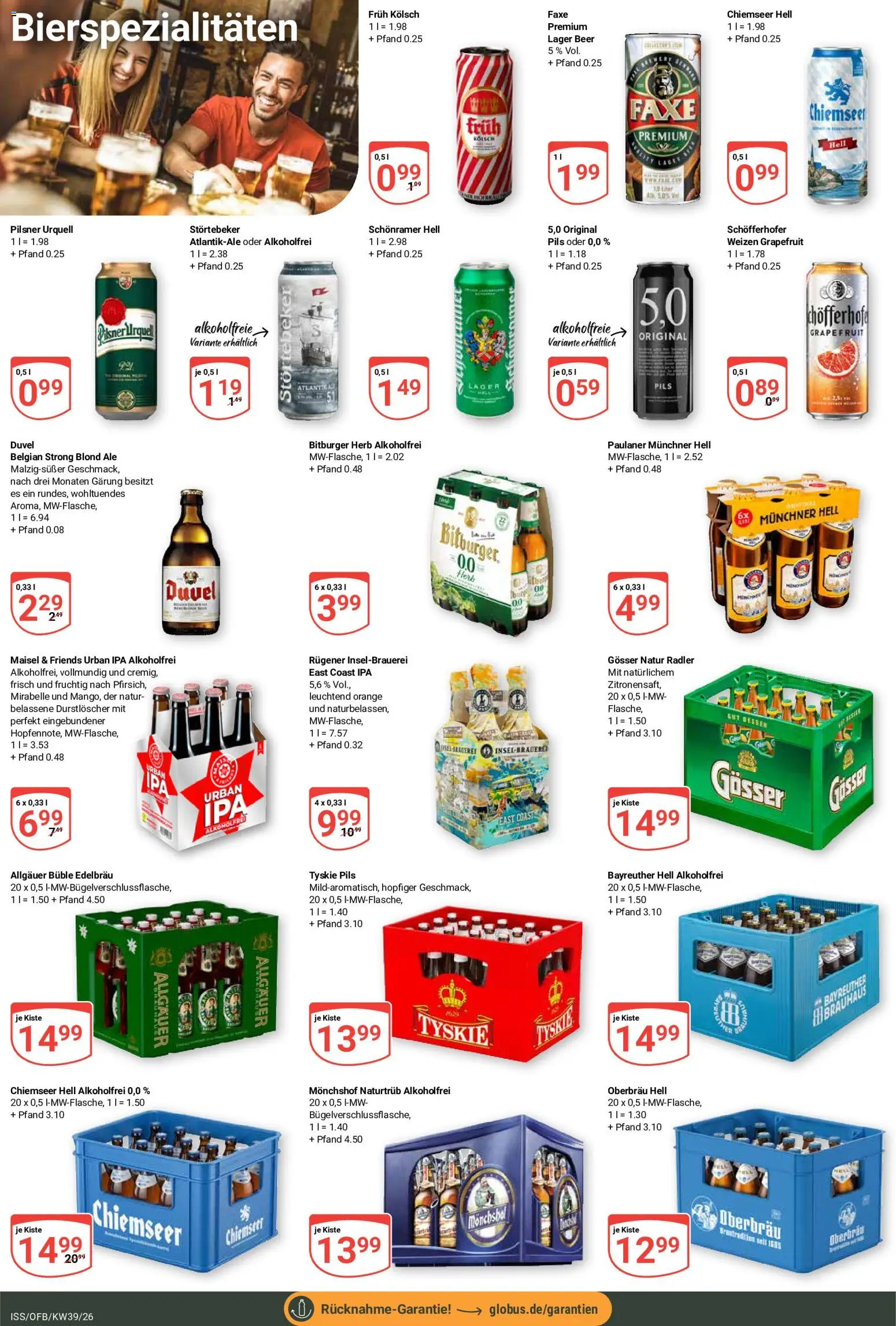 Globus Prospekt Prospekt in Deutschland