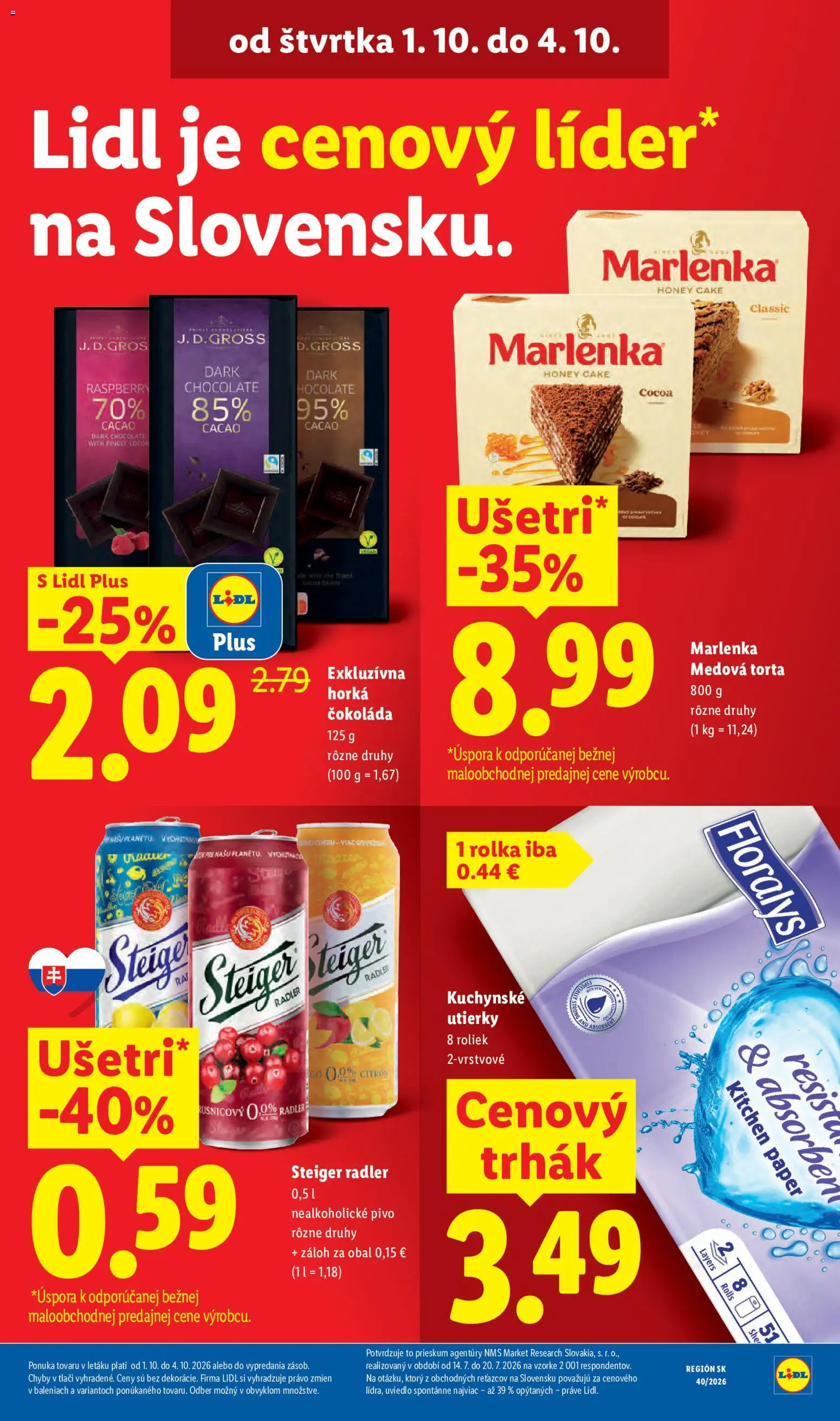 Lidl leták Leták in Slovensko