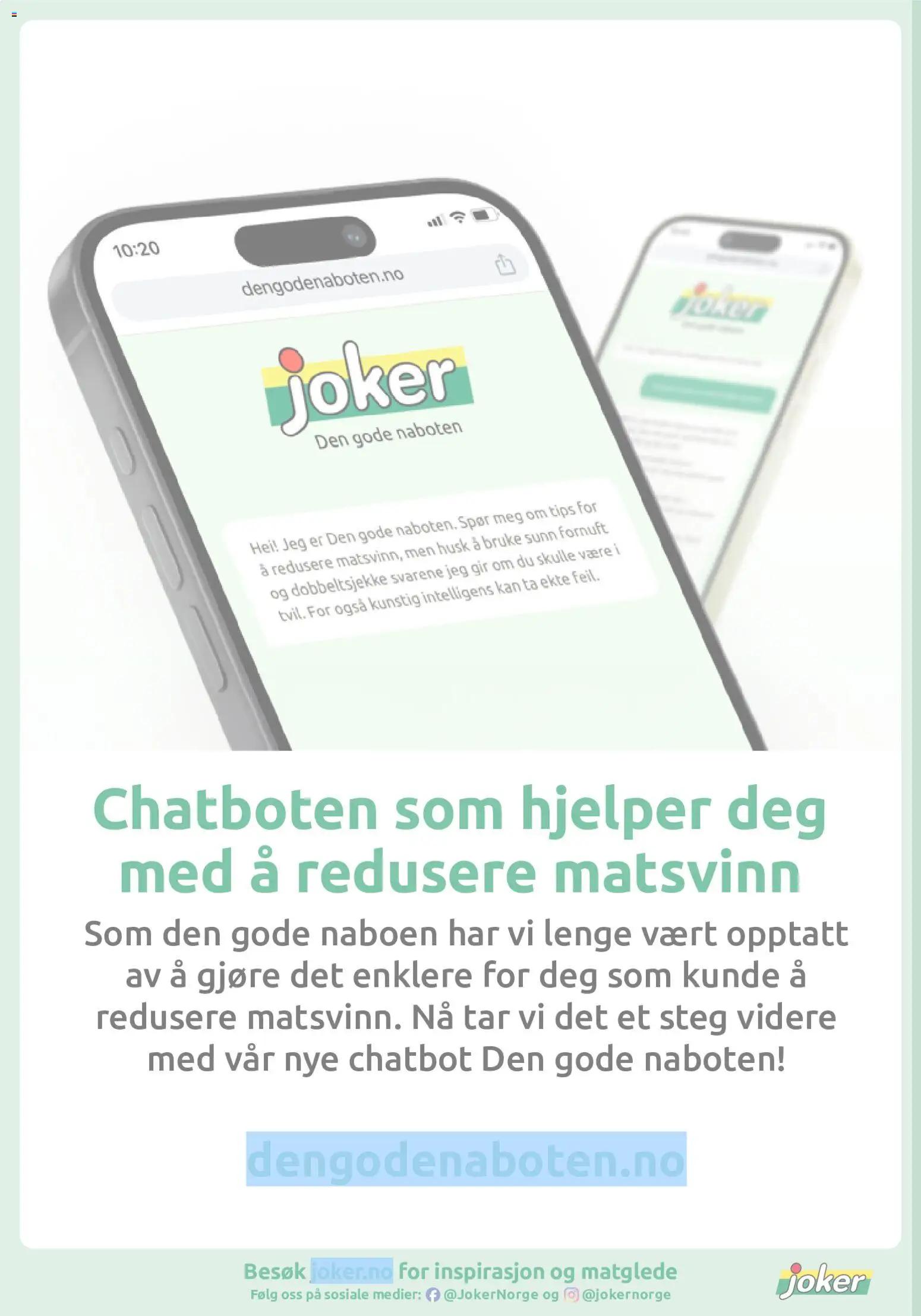 Joker kundeavis Kundeavis in Norge