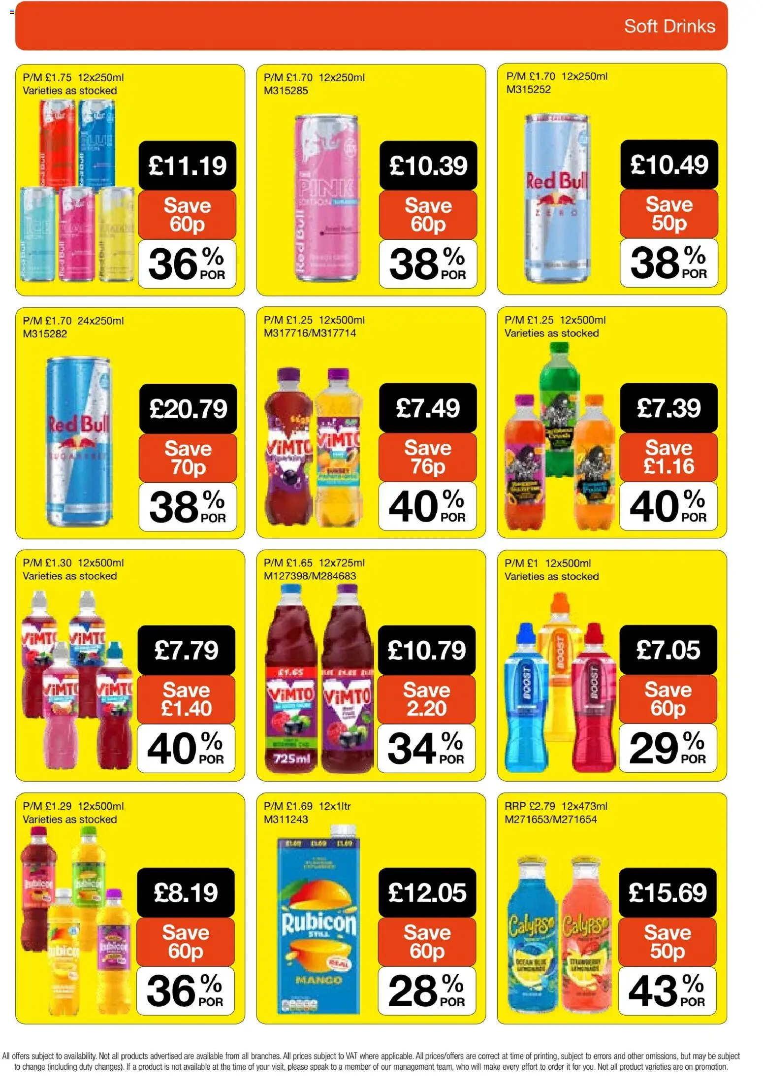 Booker Wholesale - NP9 National Promotions Leaflet in United Kingdom
