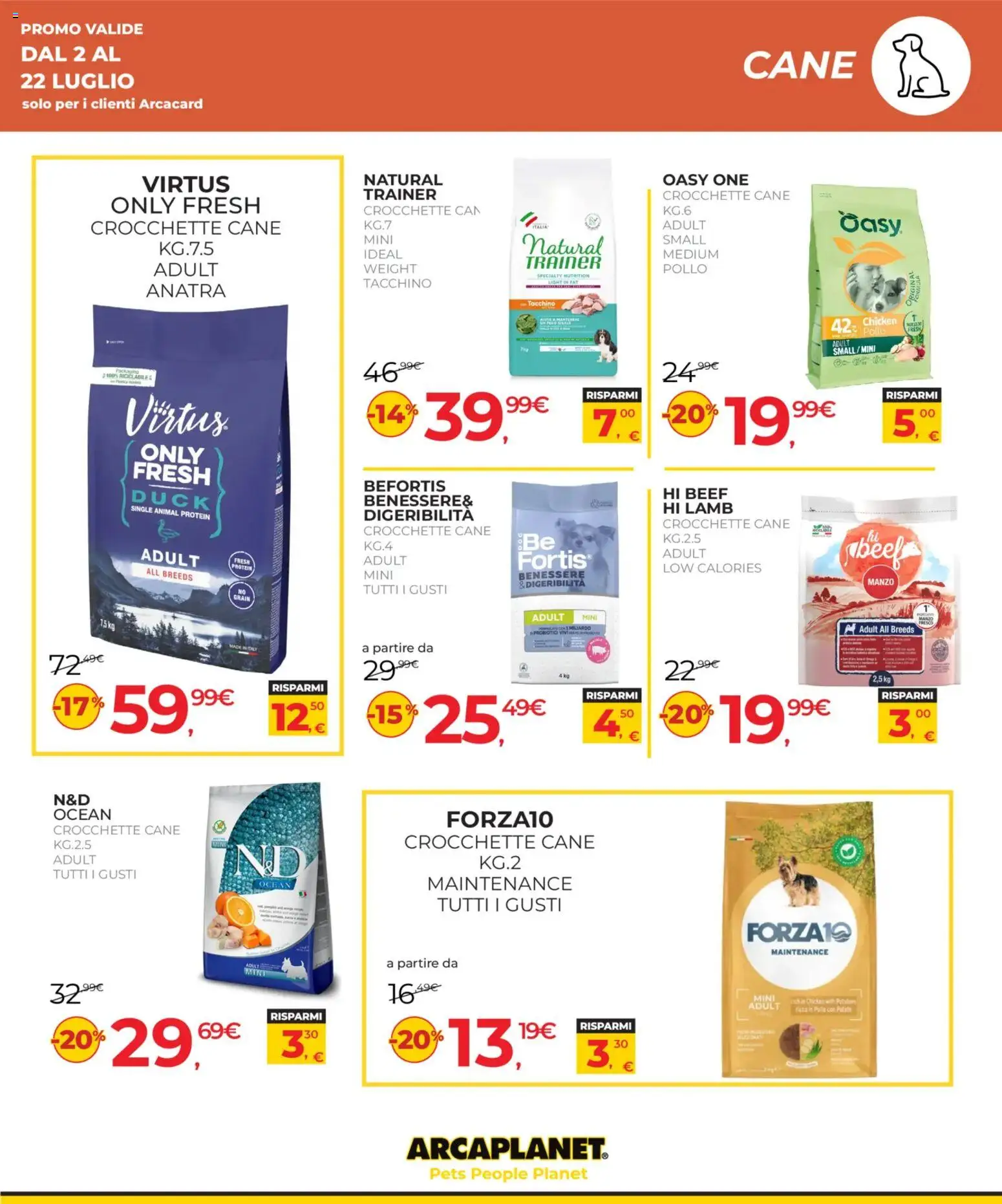 📣 Volantino Arcaplanet dal 📅 02/07/2026 - Scopri le offerte ora!🔥 | Italy