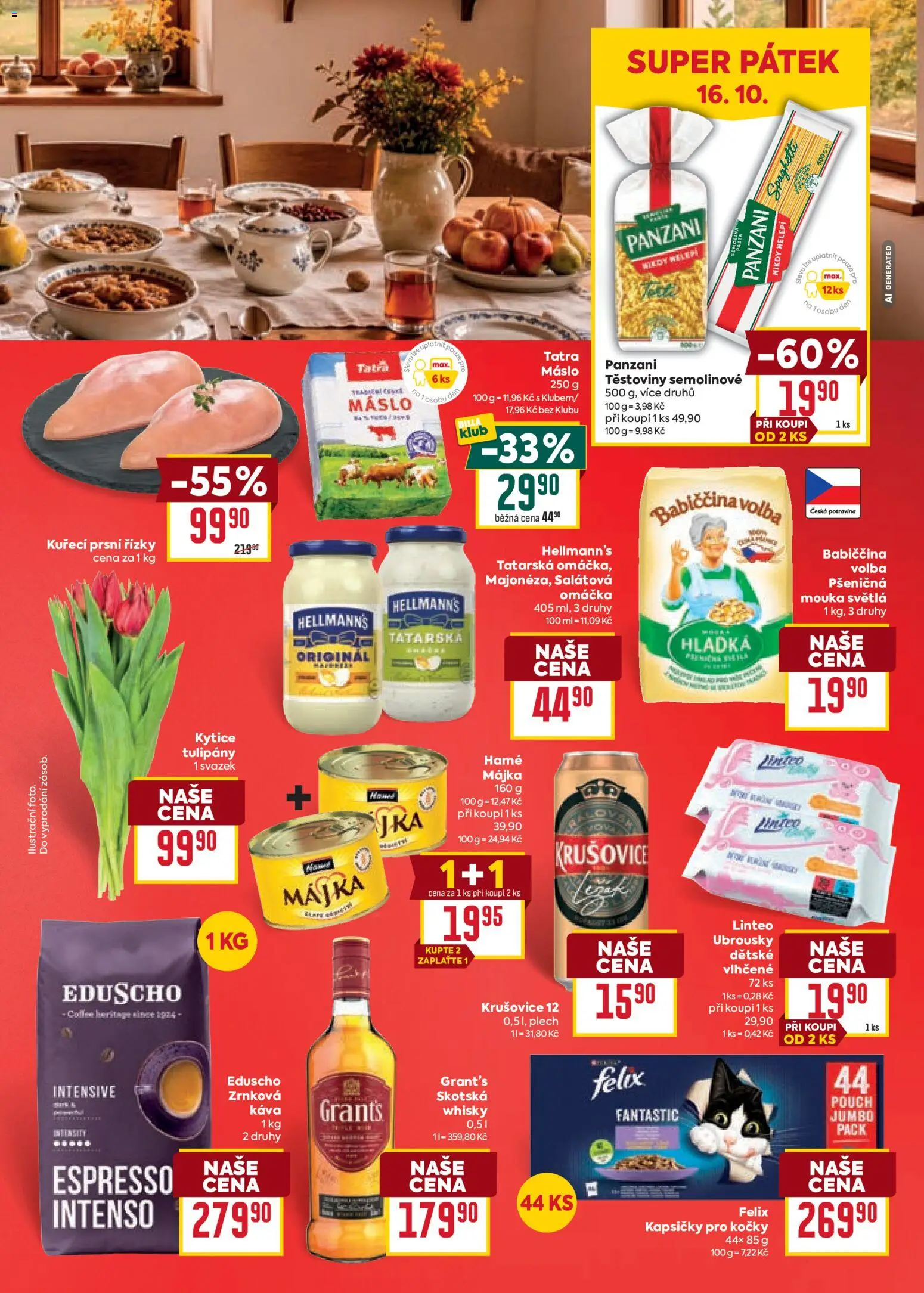 Billa Velký leták Leták in Česko