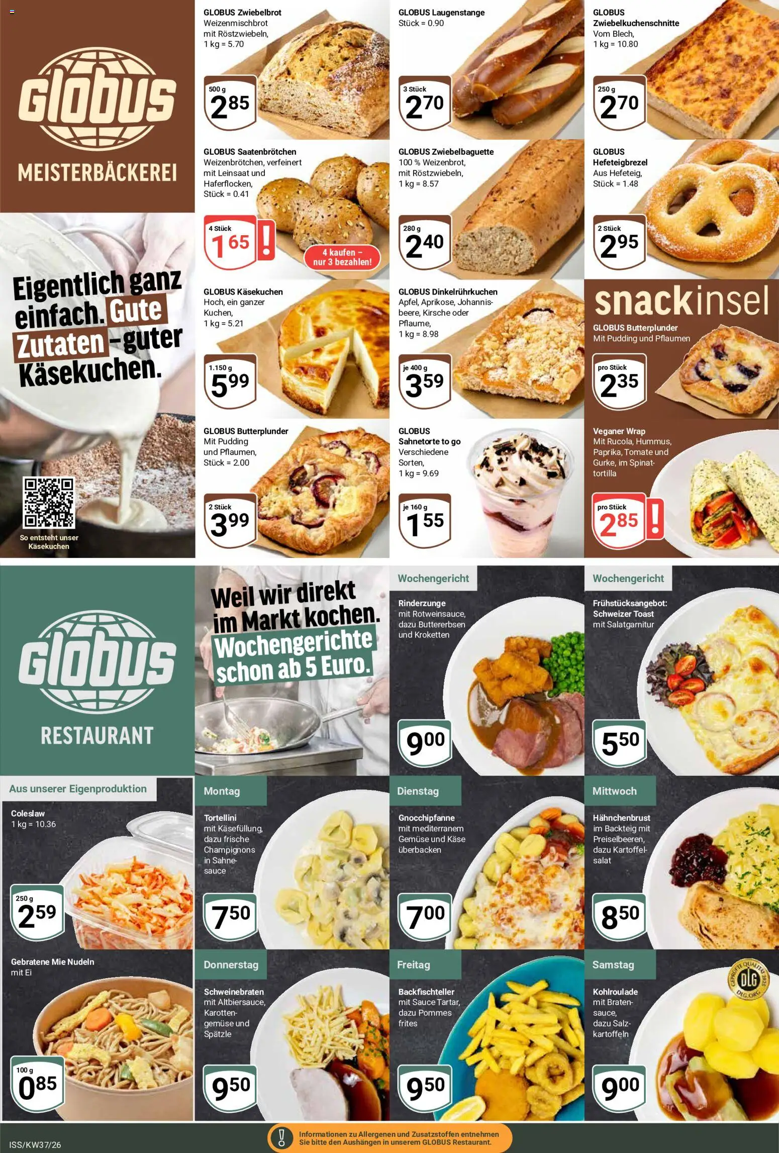 Globus Prospekt Prospekt in Deutschland