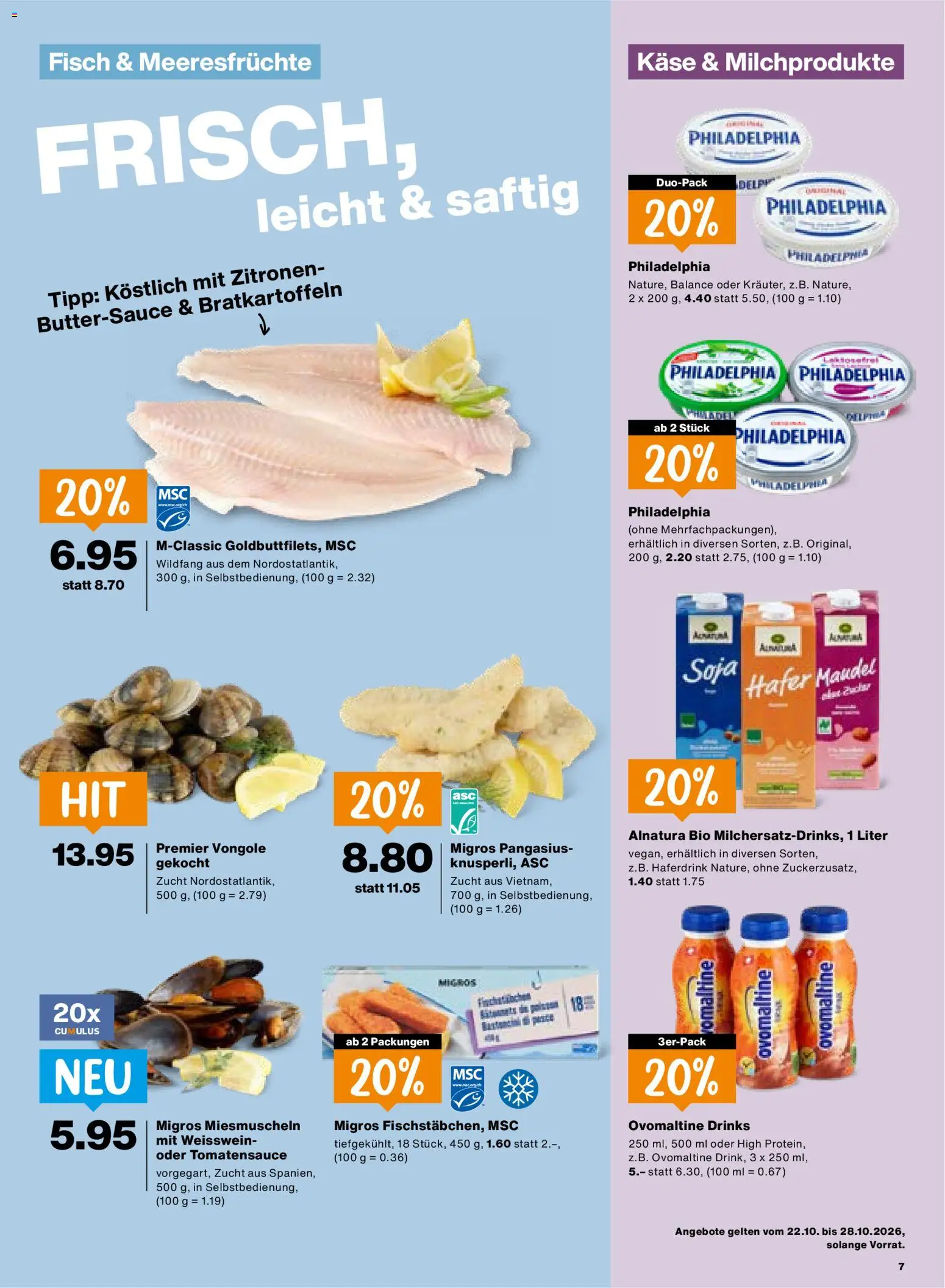 Migros aktionen Prospekt in Schweiz