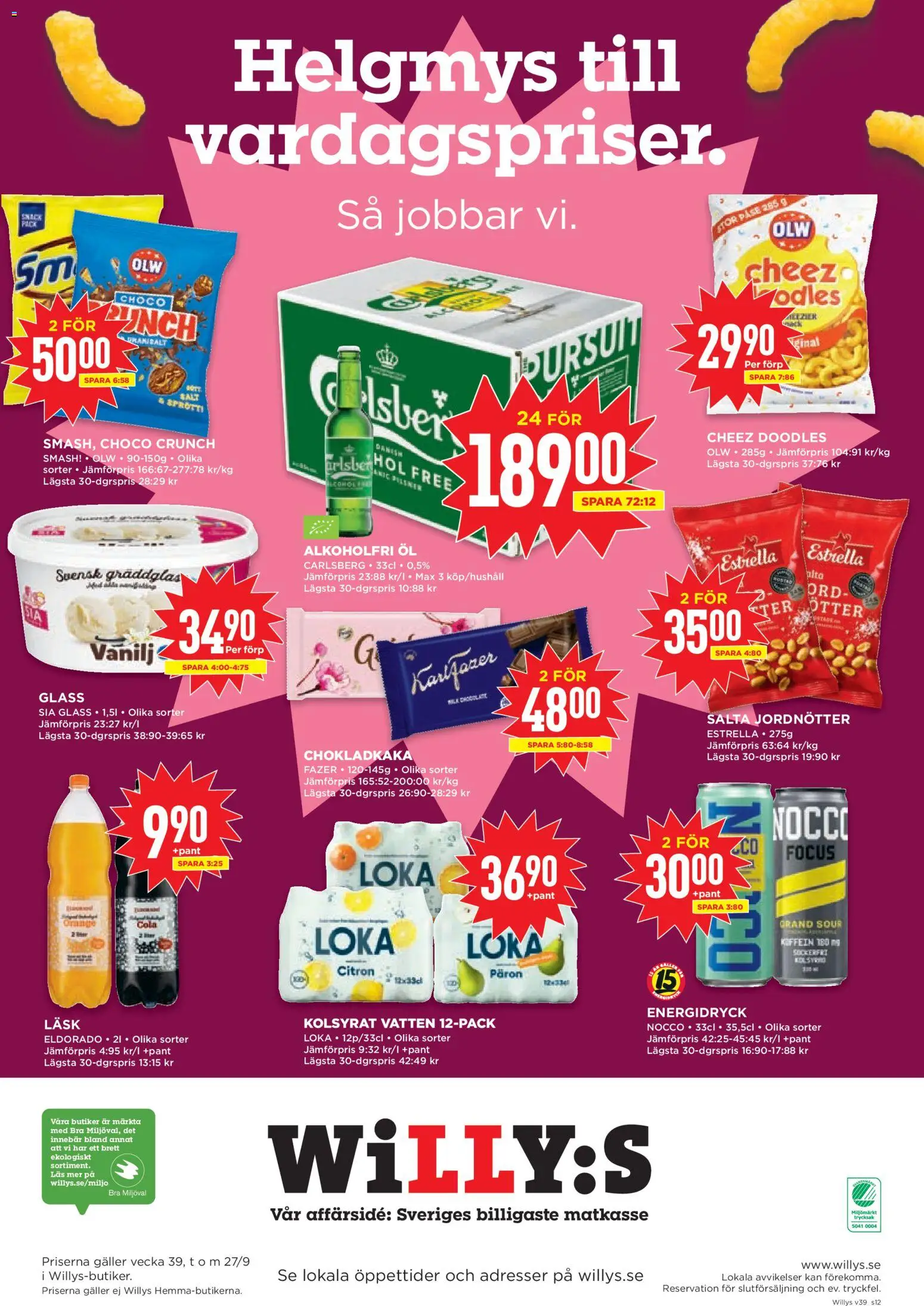 Willys erbjudanden Reklamblad in Sverige