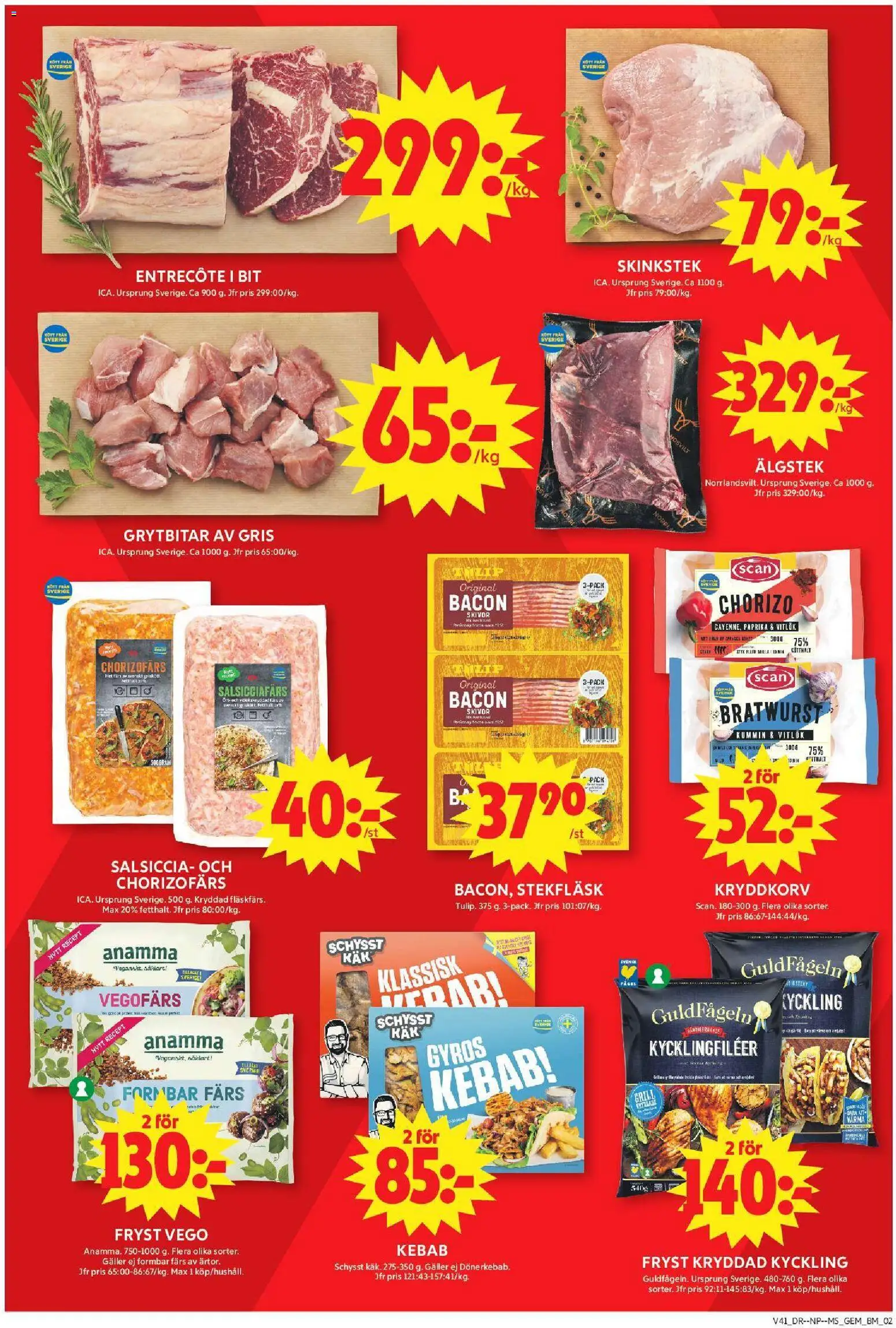 ICA Maxi erbjudanden Reklamblad in Sverige