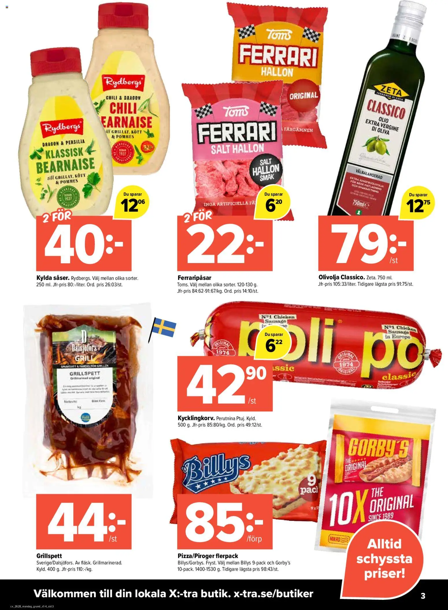 Nuvarande Coop X:-TRA erbjudanden från 📣 06/07/2026 - 12/07/2026 📣 | Sverige