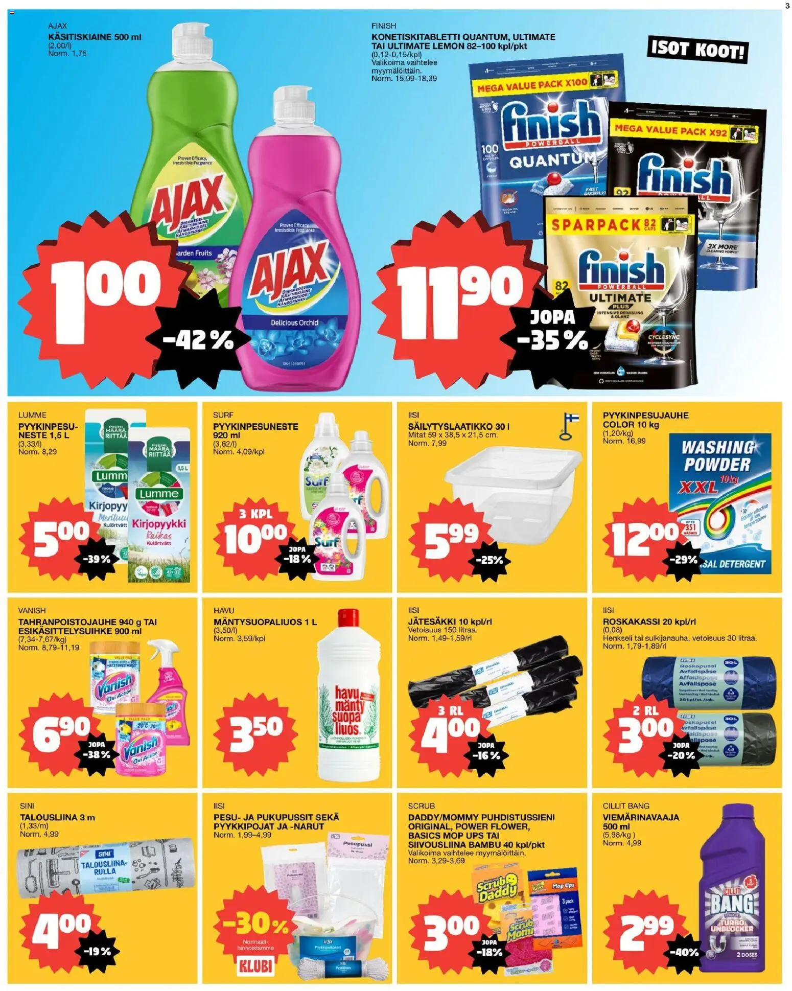 🛍️ Tokmanni tarjoukset alkaen 06/07/2026 » Katso huipputarjoukset ja säästä jo tänään! 💰 | Suomi