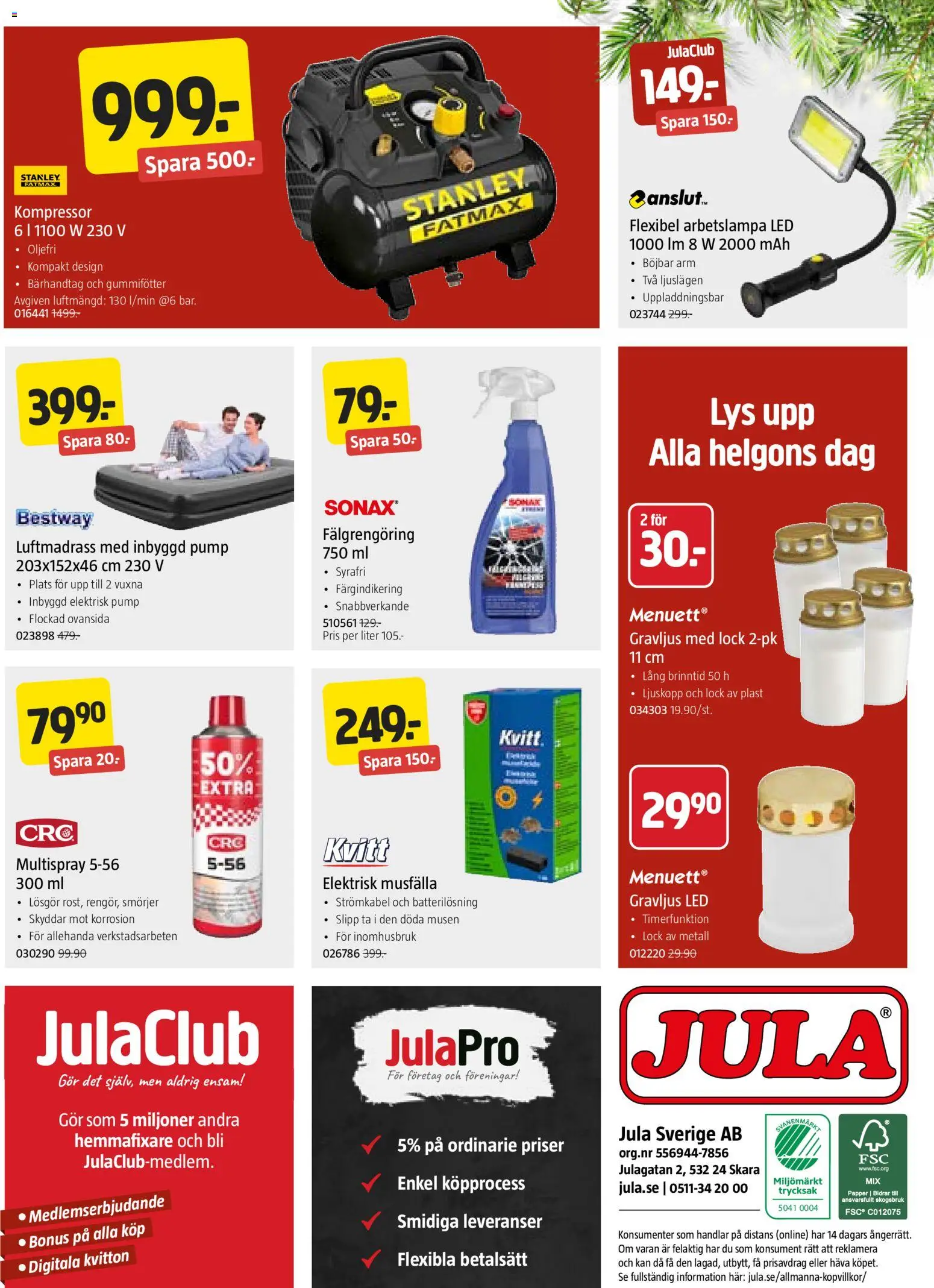 Jula erbjudanden Reklamblad in Sverige