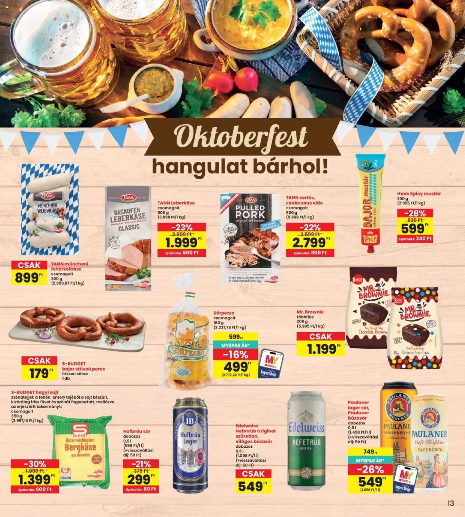 Interspar akciós újság Akciós újság in Magyarország