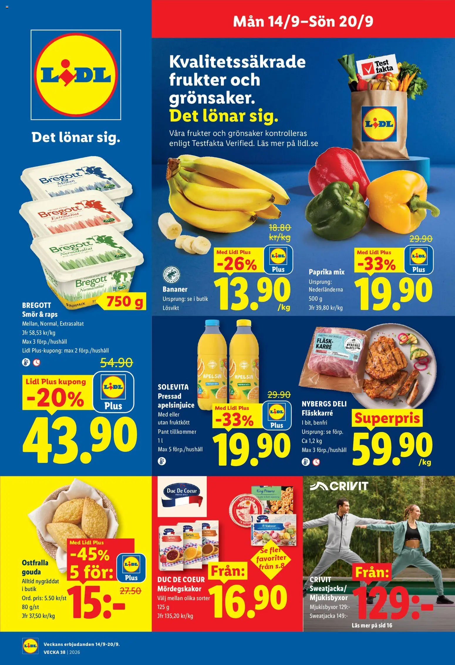 Lidl erbjudanden Reklamblad in Sverige